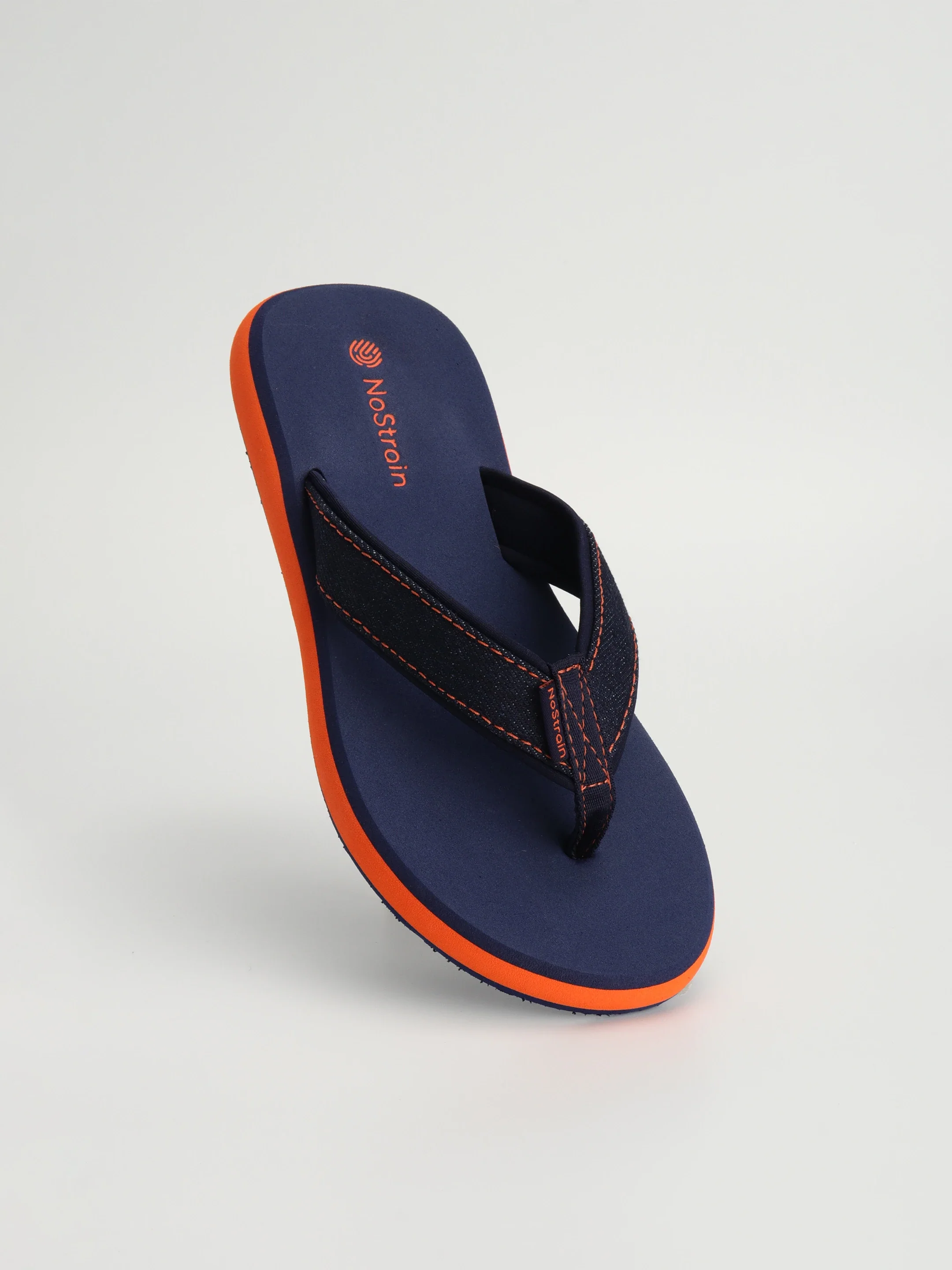 Denim Blue Casual Flip Flops for Women – Stylish Daily Footwear for Girls (AN8) - Image 6