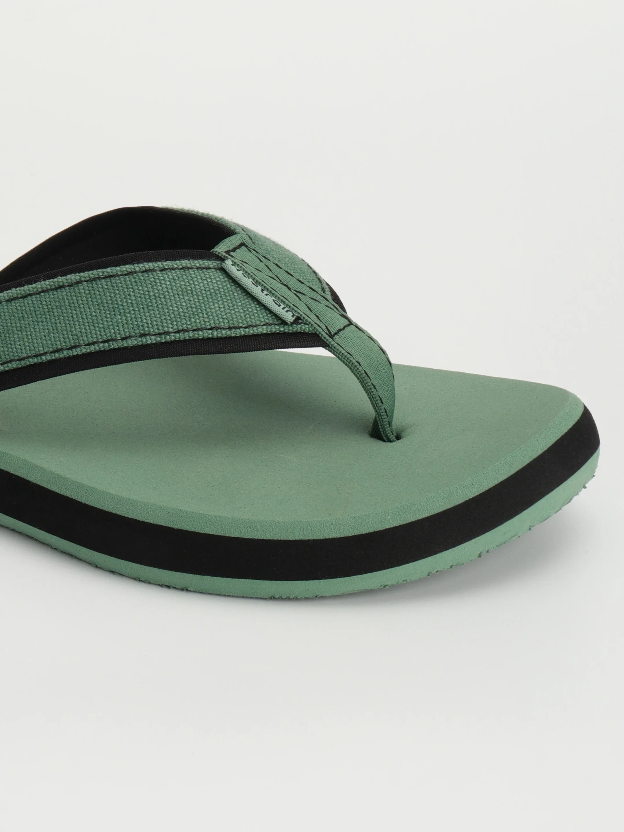 Canvas Angular Green Slippers for Women –  (AN10) - Image 3