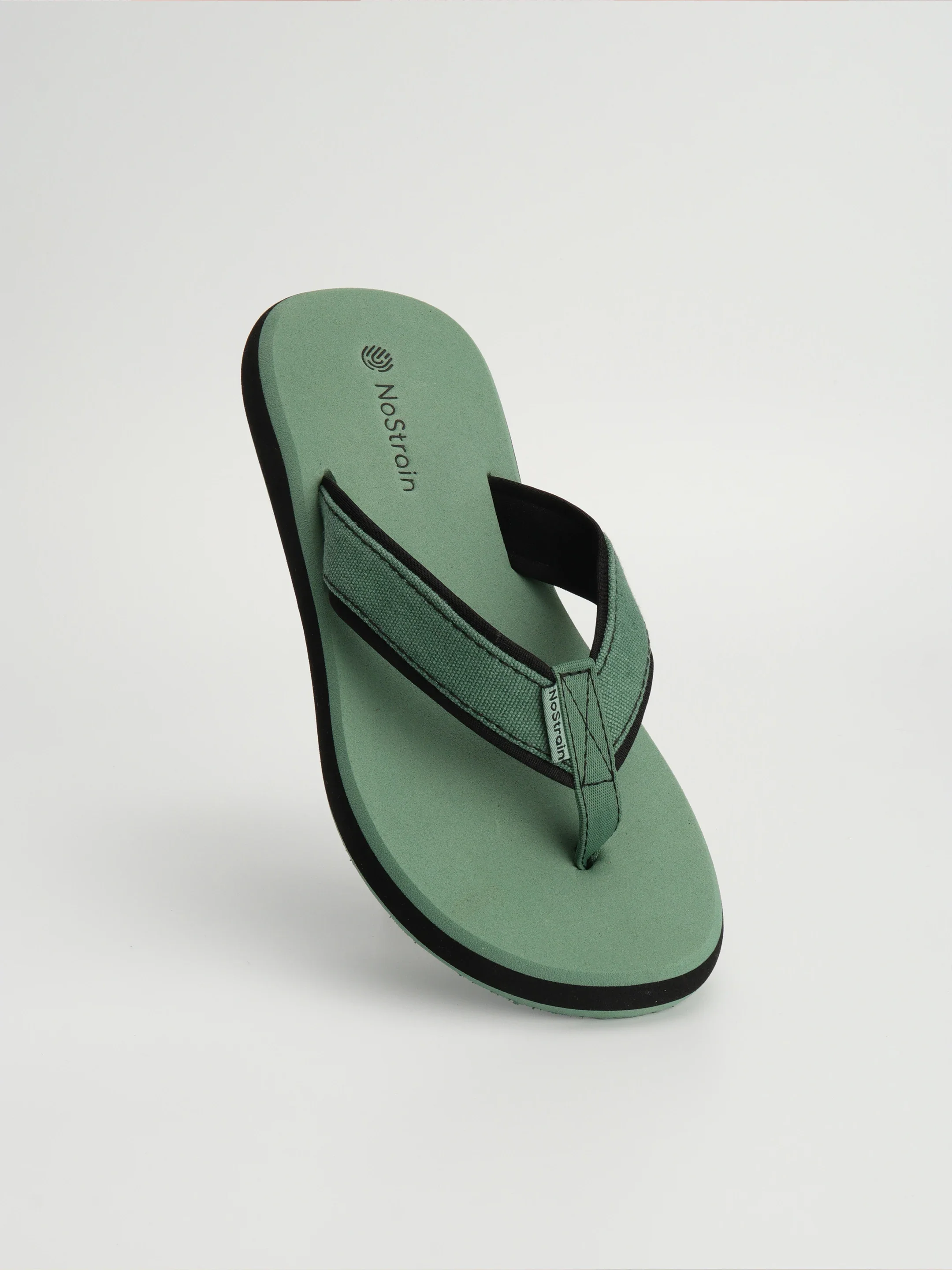 Canvas Angular Green Slippers for Women –  (AN10) - Image 7