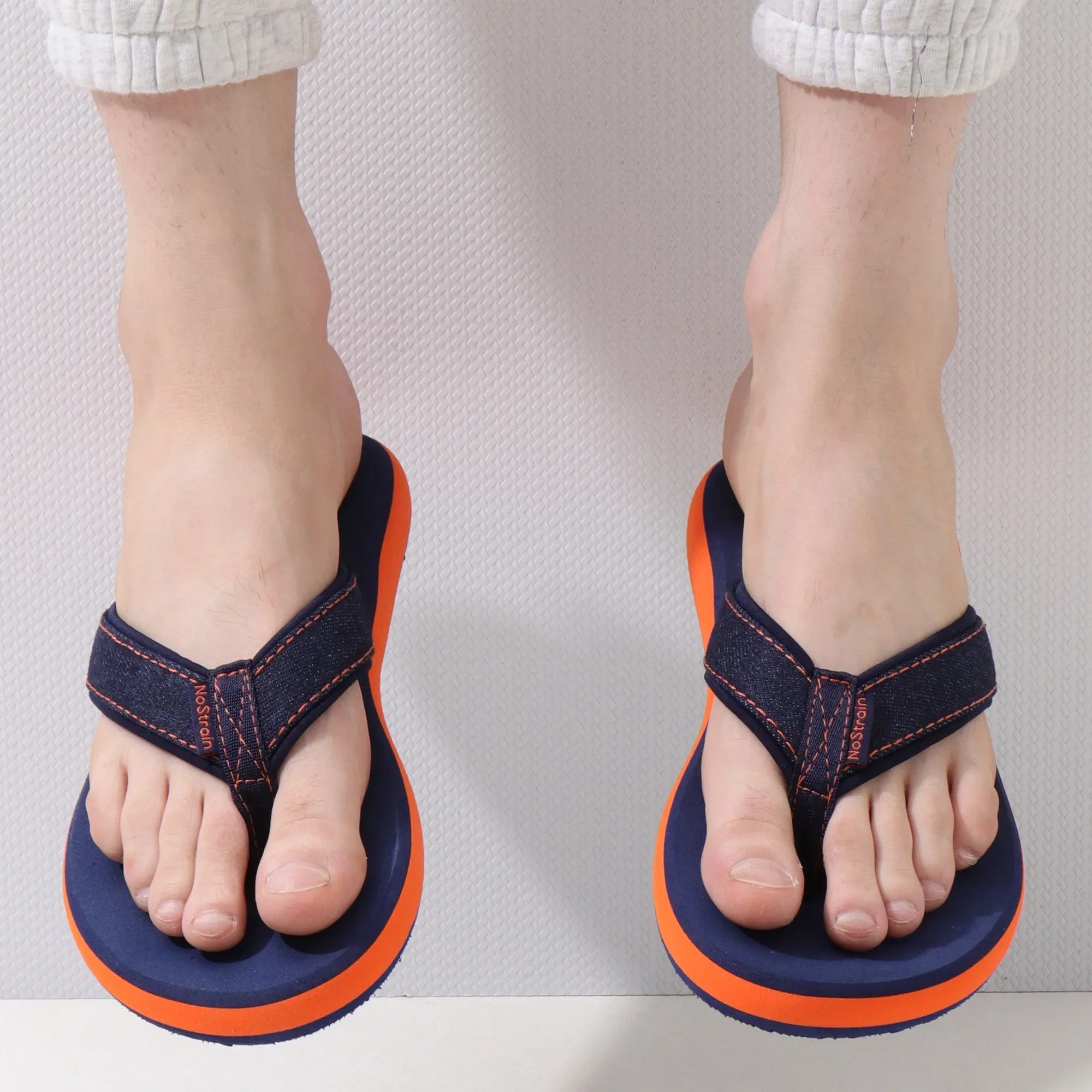 Angular Men's Denim Blue Slippers – Stylish & Comfortable Footwear (AN3) - Image 6