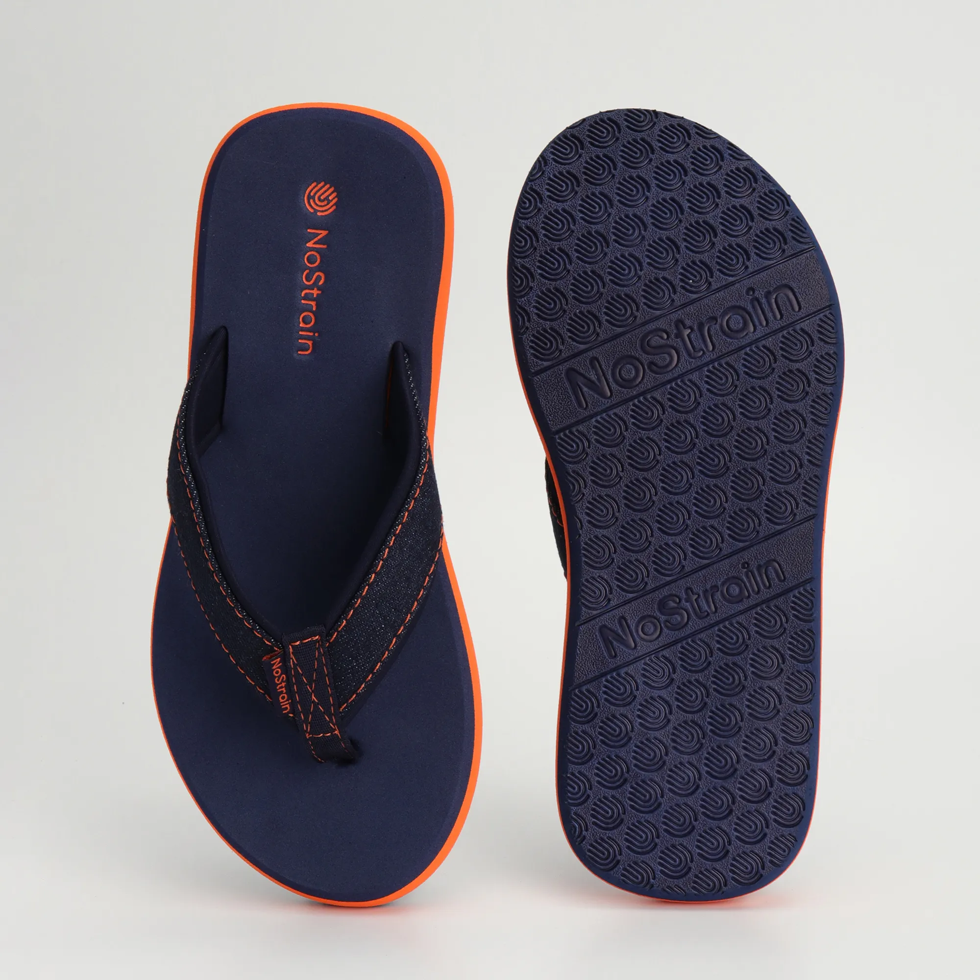 Angular Men's Denim Blue Slippers – Stylish & Comfortable Footwear (AN3) - Image 8