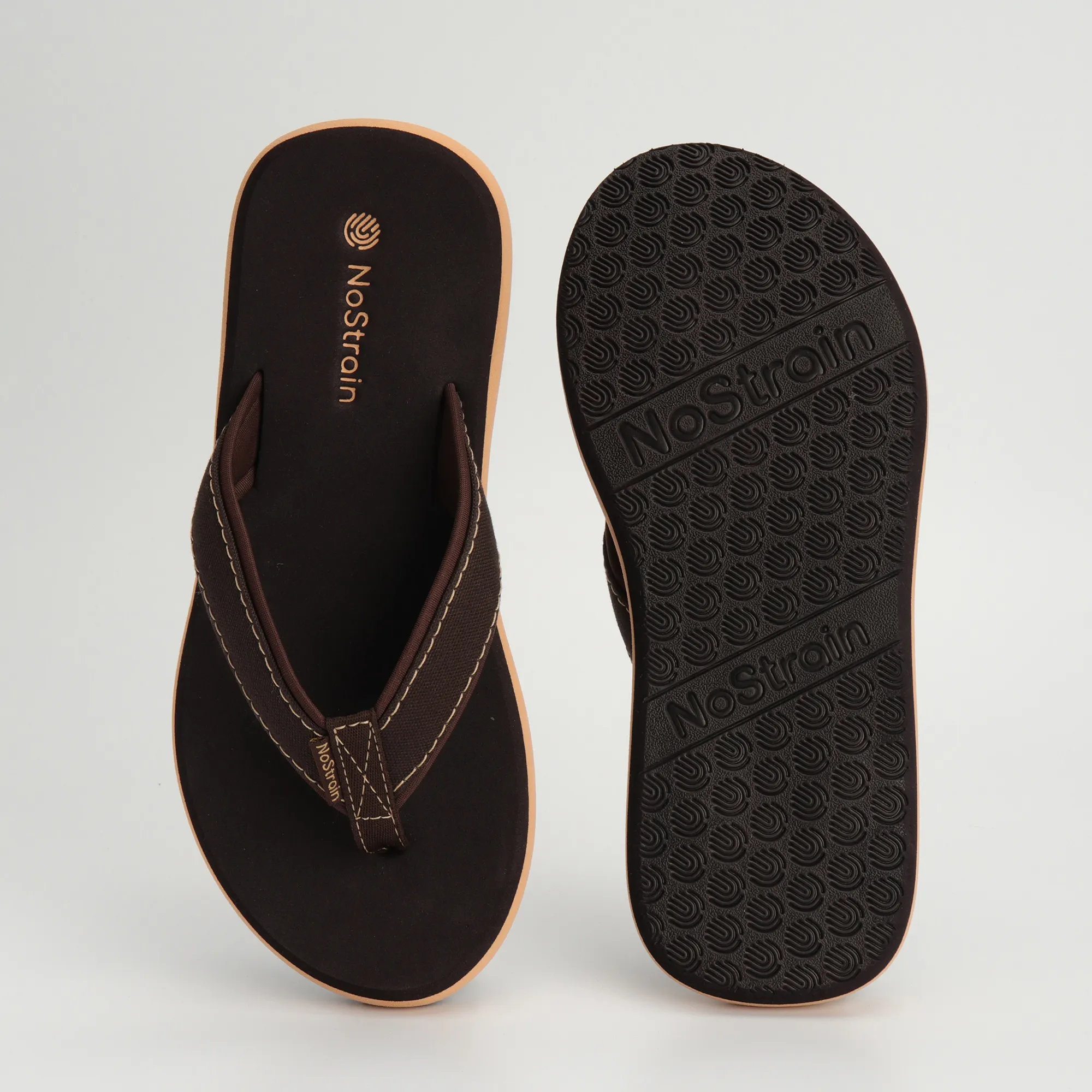 Angular Canvas Brown Slippers for Men – Trendy & Comfortable (AN4) - Image 5