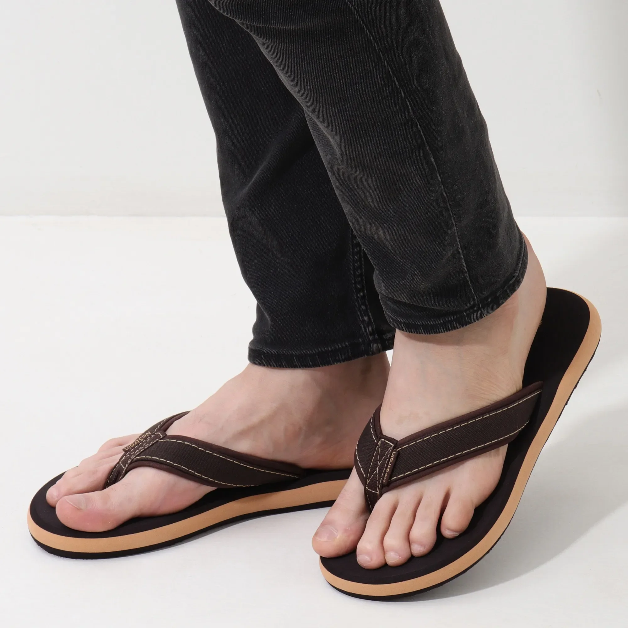 Angular Canvas Brown Slippers for Men – Trendy & Comfortable (AN4) - Image 9