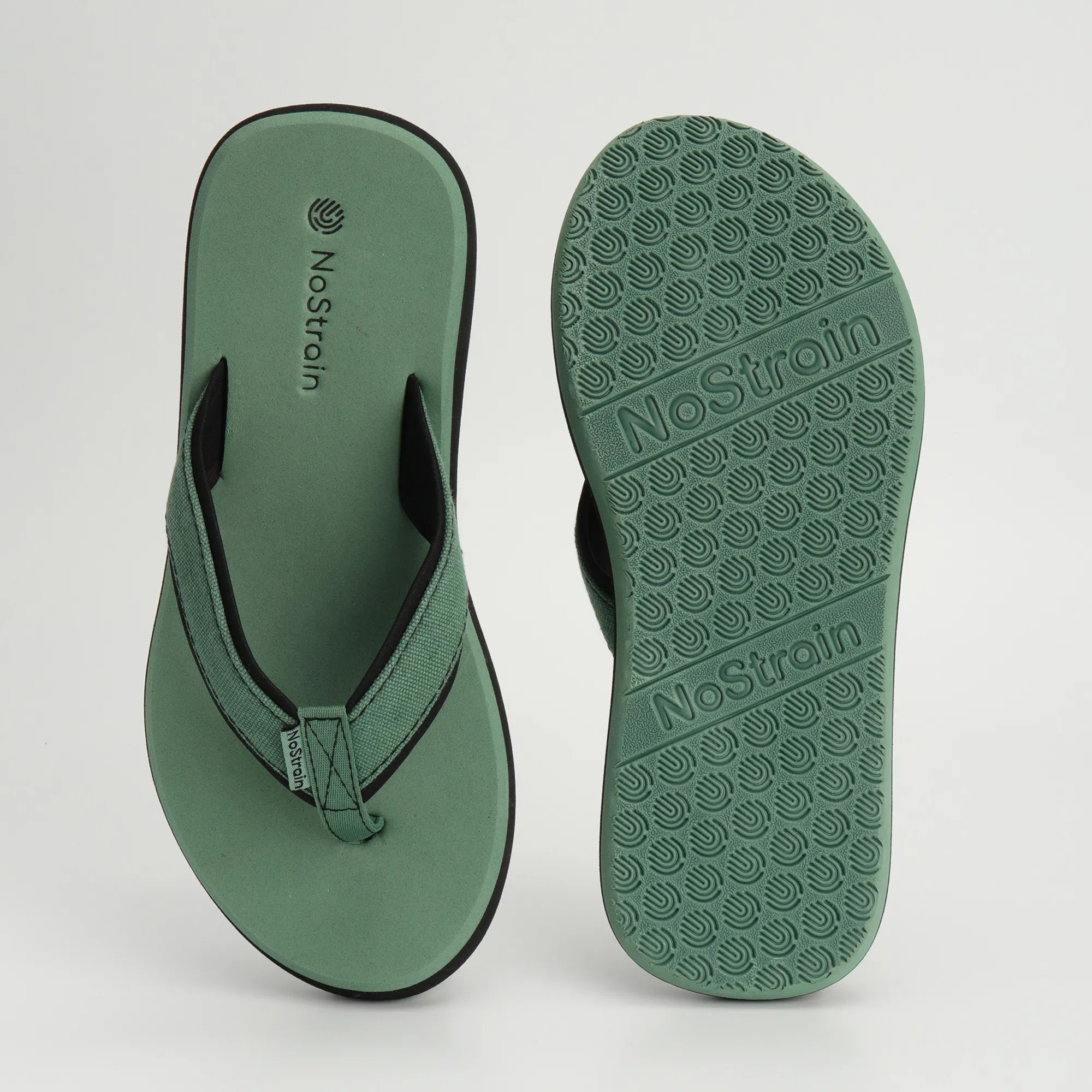 Canvas Angular Green Slippers – Stylish Comfort for Everyday Wear For Men (AN5) - Image 5