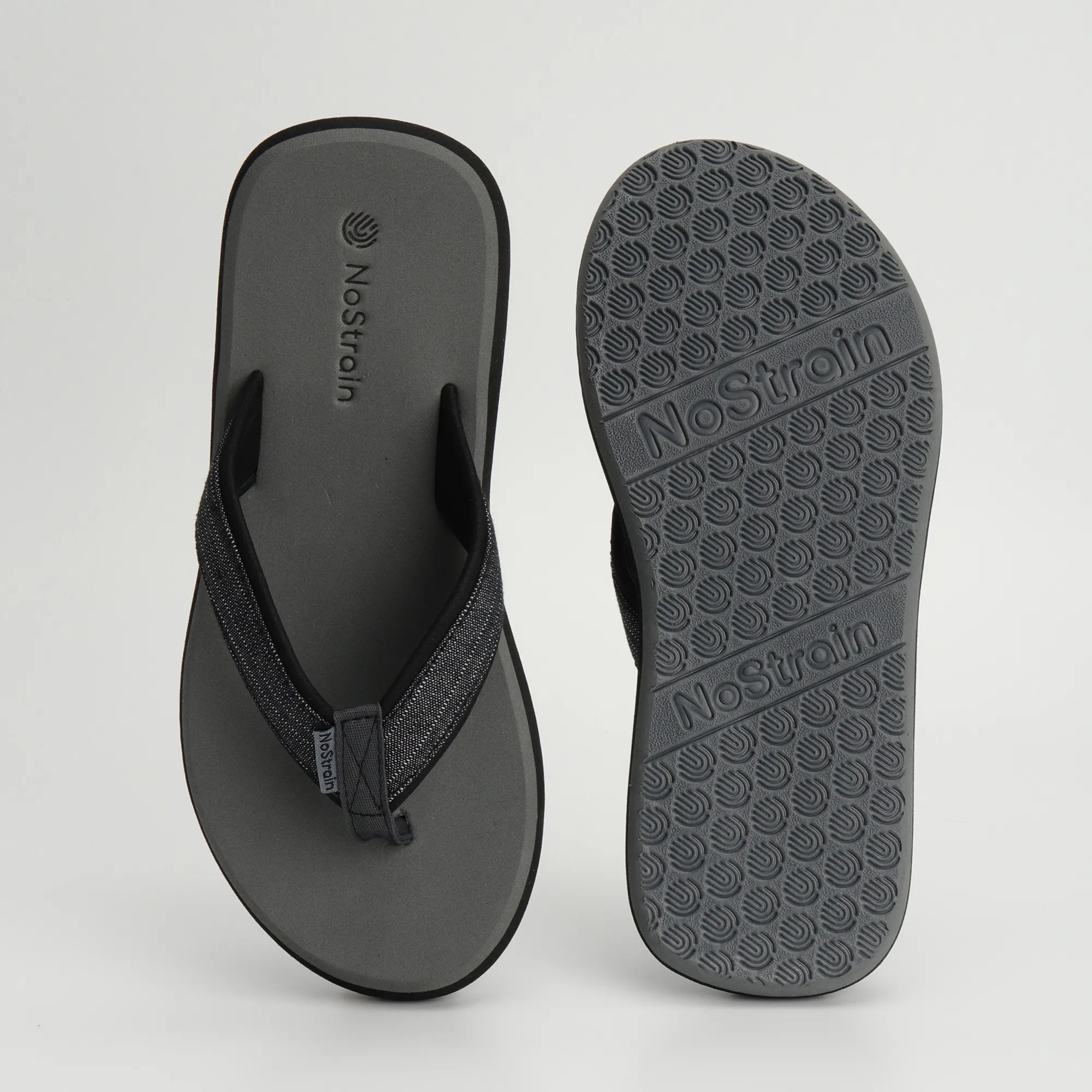 Denim Grey Slippers for Men – Stylish Comfort for Daily Wear (AN2) - Image 5