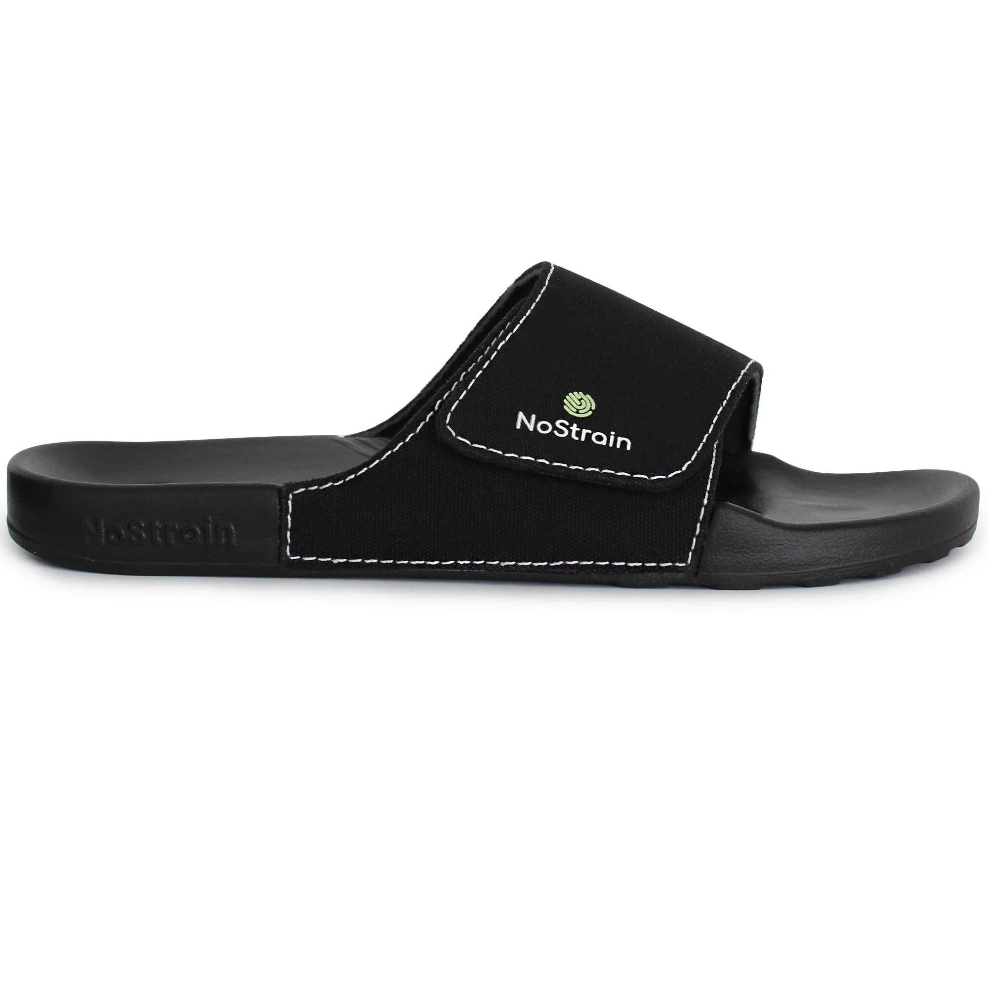 Canvas Sugar Black Sliders for Men (Geva 6) - Image 11