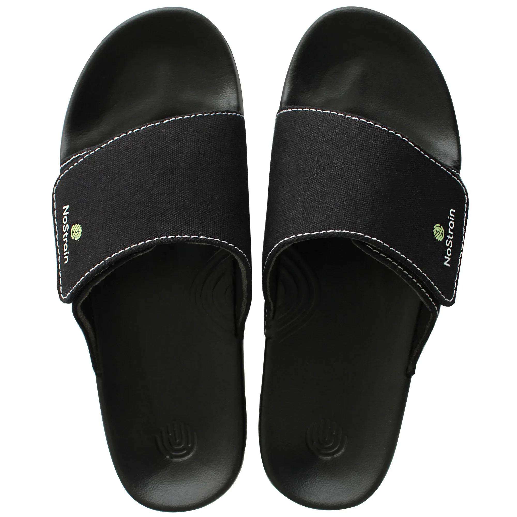 Canvas Sugar Black Sliders for Men (Geva 6) - Image 8
