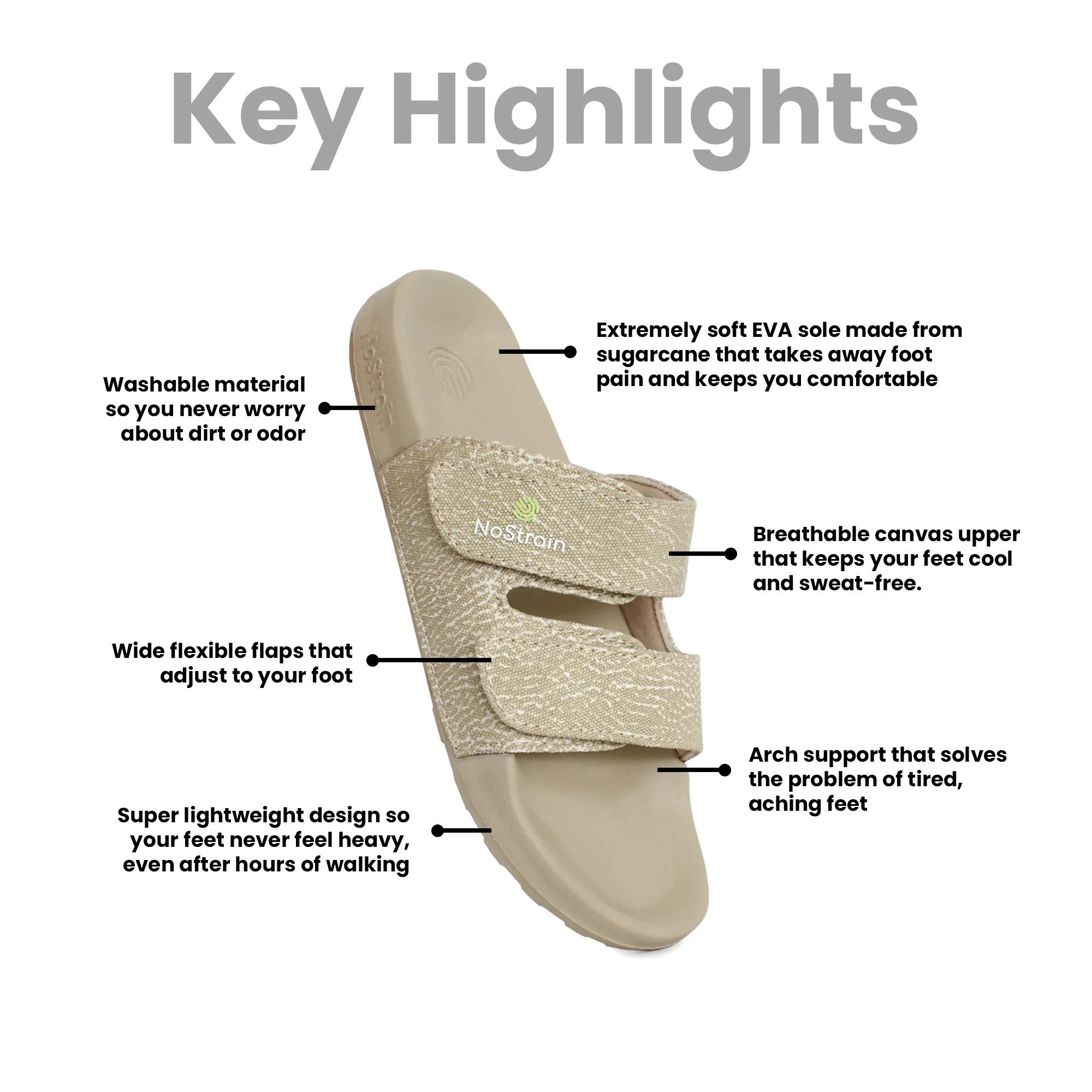 Canvas Wave Print Sugar Sliders - Sandy Beige Men (Geva 14) - Image 11