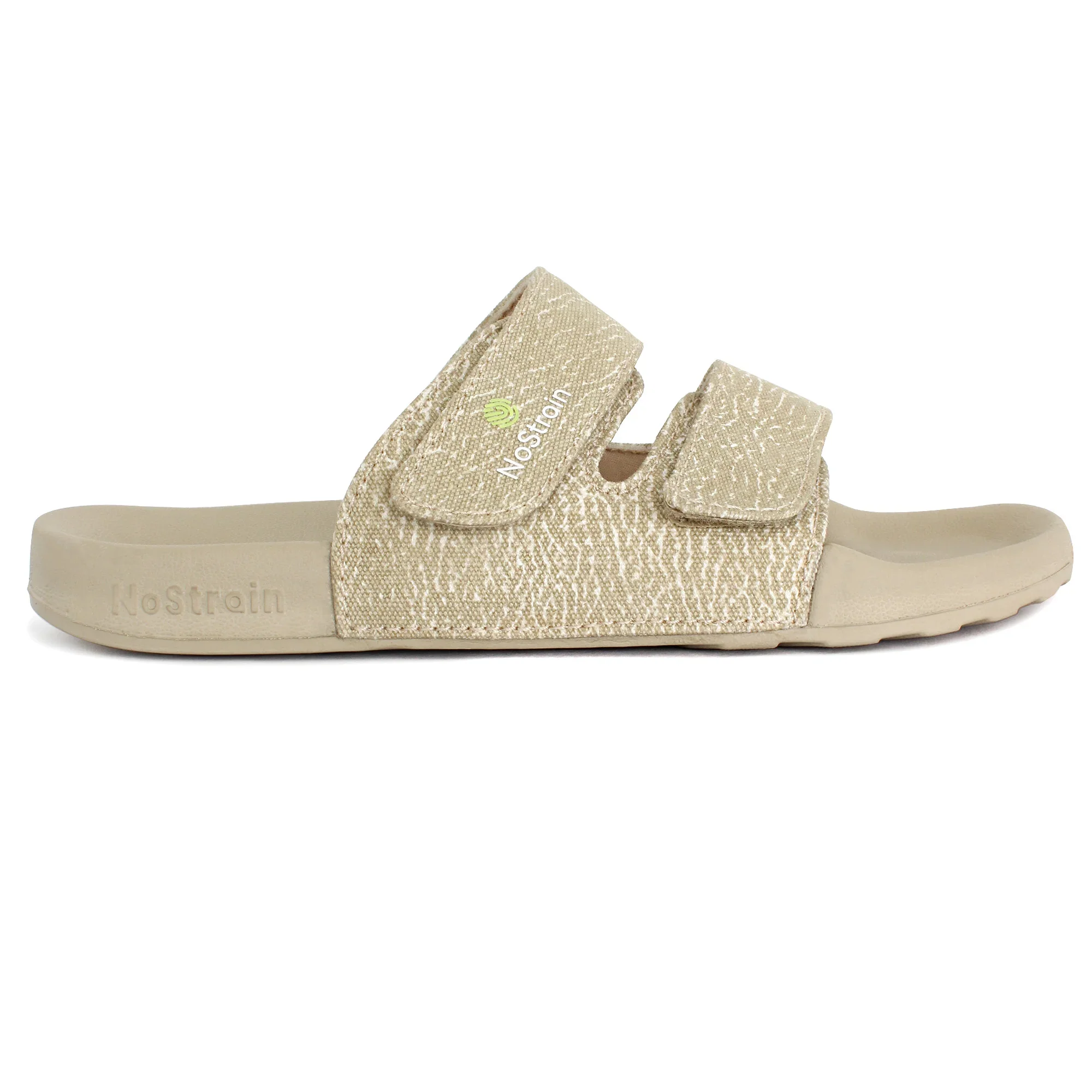 Canvas Wave Print Sugar Sliders - Sandy Beige Men (Geva 14) - Image 3