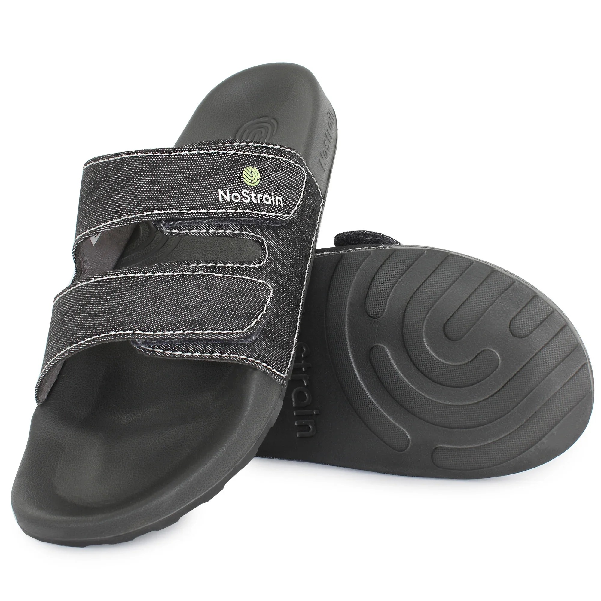 Denim Parallel Sugar Sliders - Slate Grey Men (Geva 16) - Image 3