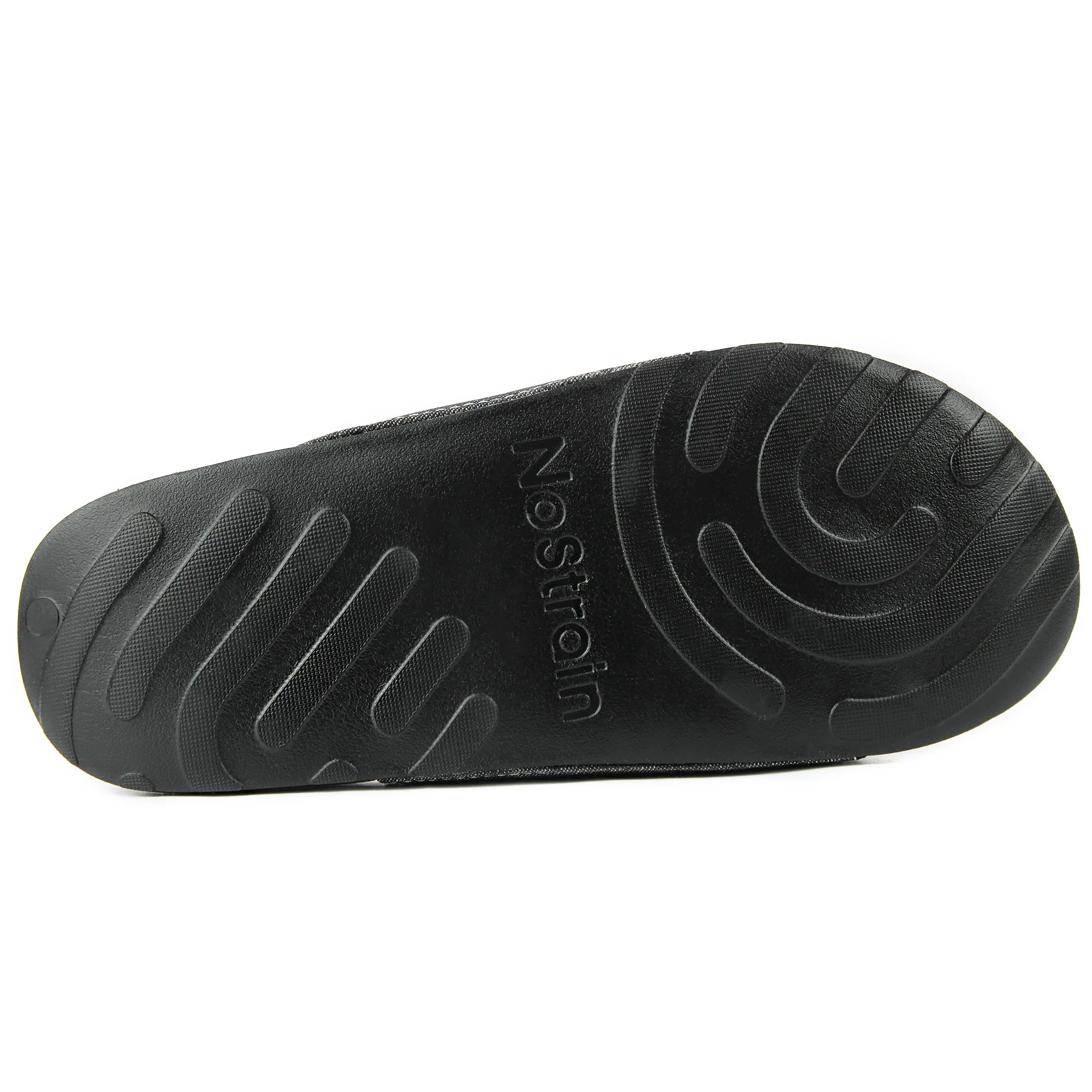 Linen Parallel Sugar Sliders - Mens Black sliders (Geva 11) - Image 5