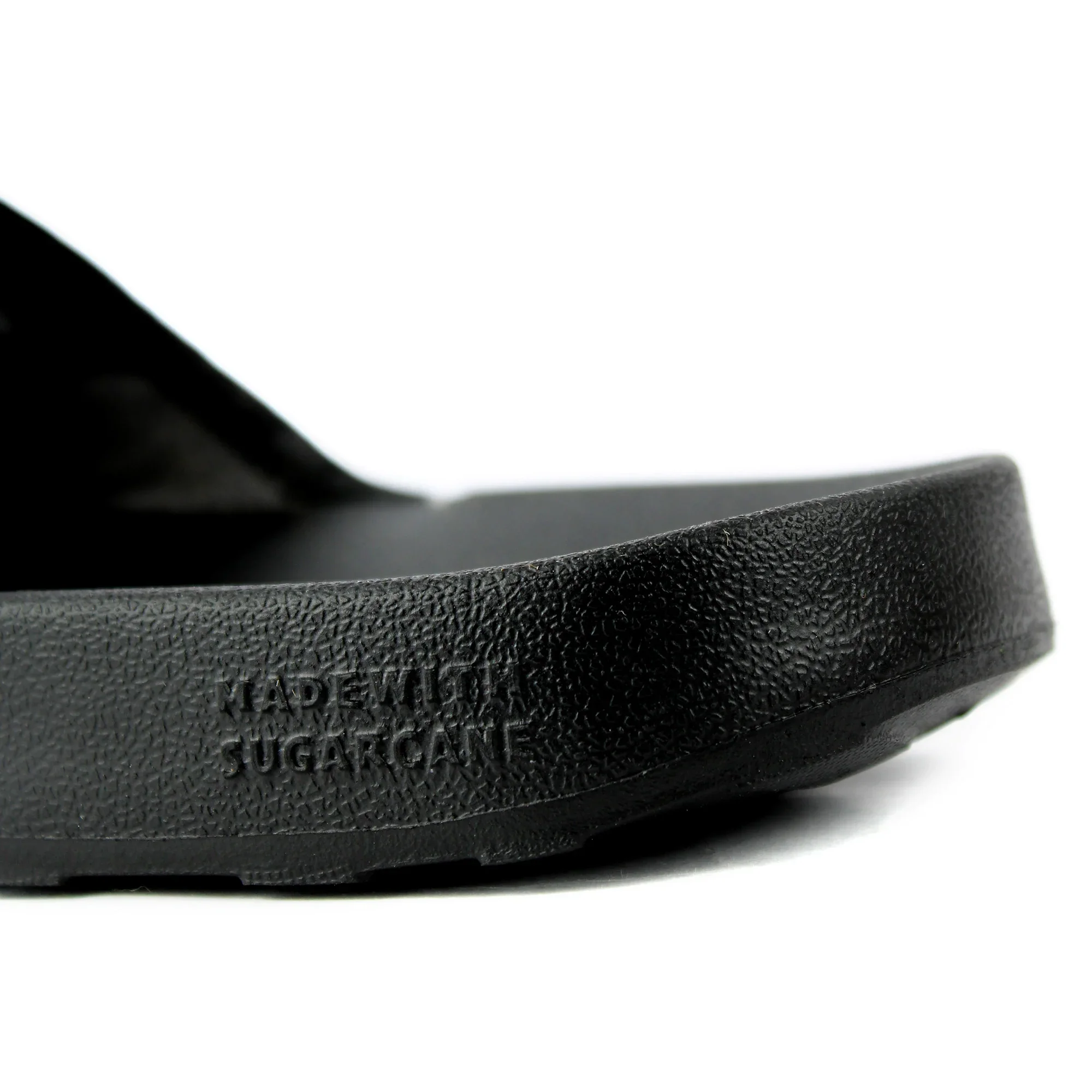 Linen Parallel Sugar Sliders - Mens Black sliders (Geva 11) - Image 7