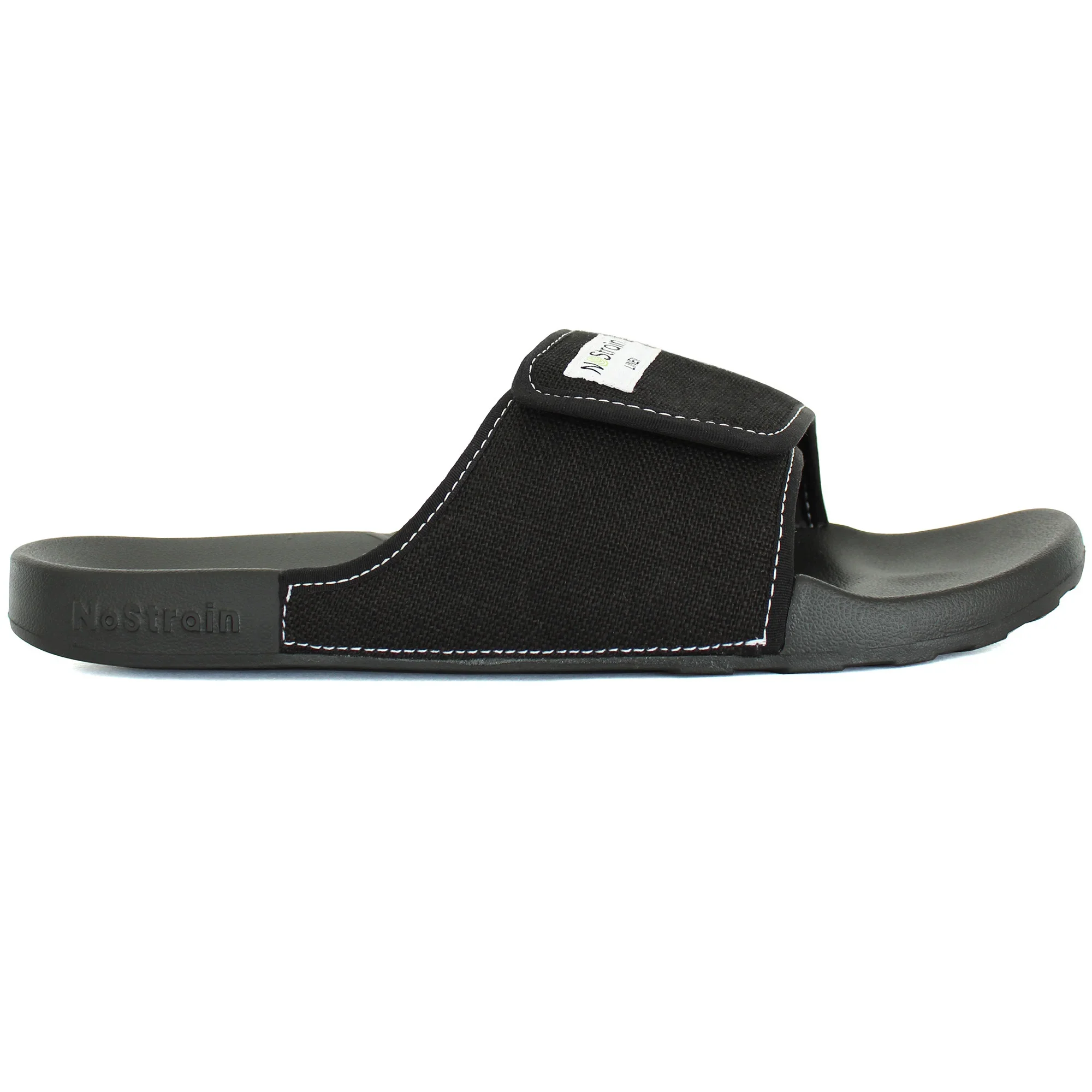 Linen Sugar Sliders - Midnight Black Sliders for Men (Geva 2) - Image 6