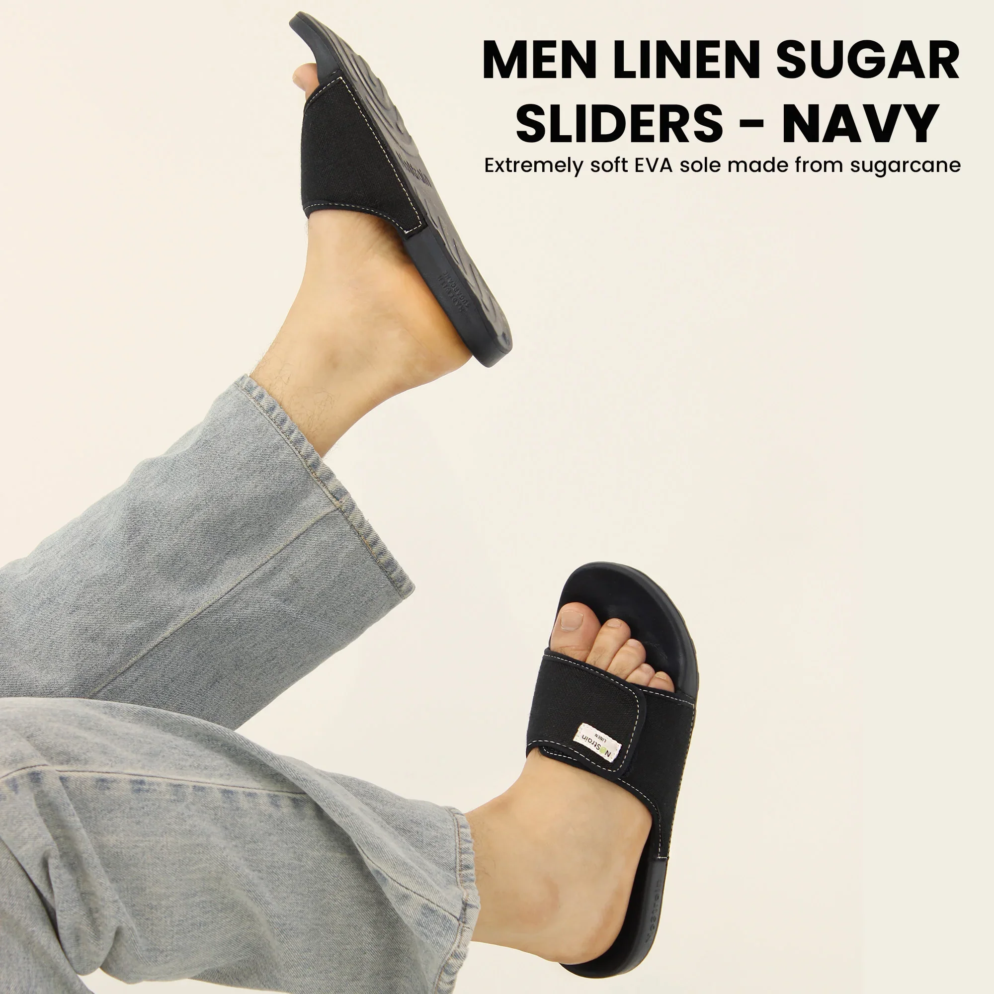 Linen Sugar Sliders - Navy Men (Geva 4) - Image 12