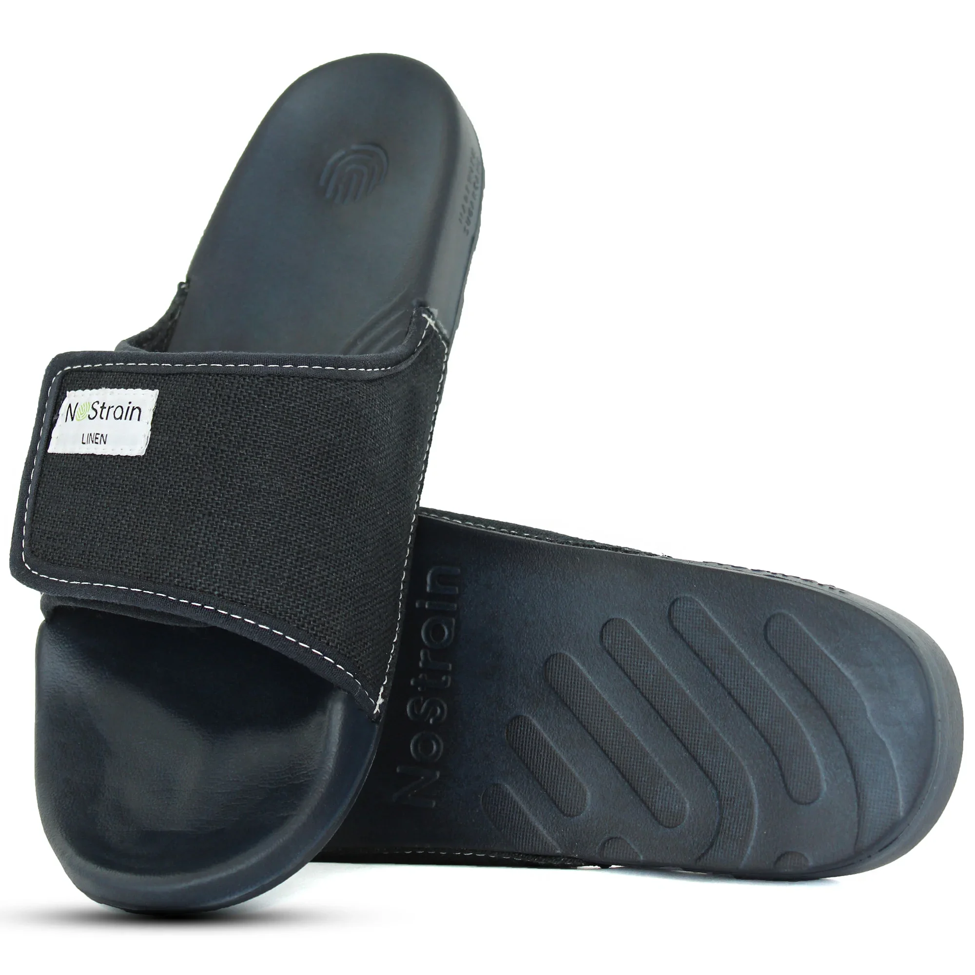 Linen Sugar Sliders - Navy Men (Geva 4) - Image 4