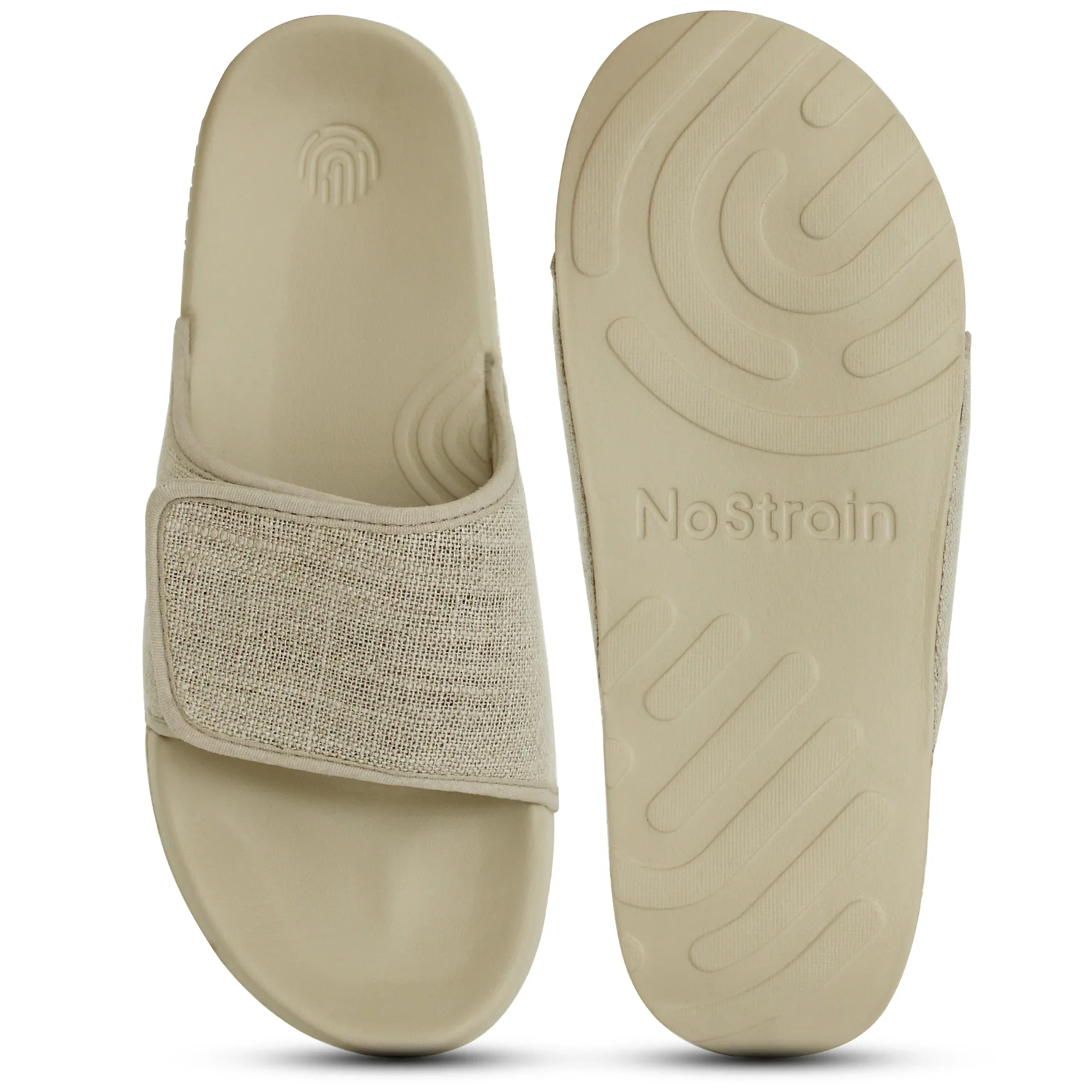 Linen Sugar Sliders - Sandy Beige Men (Geva 1) - Image 9