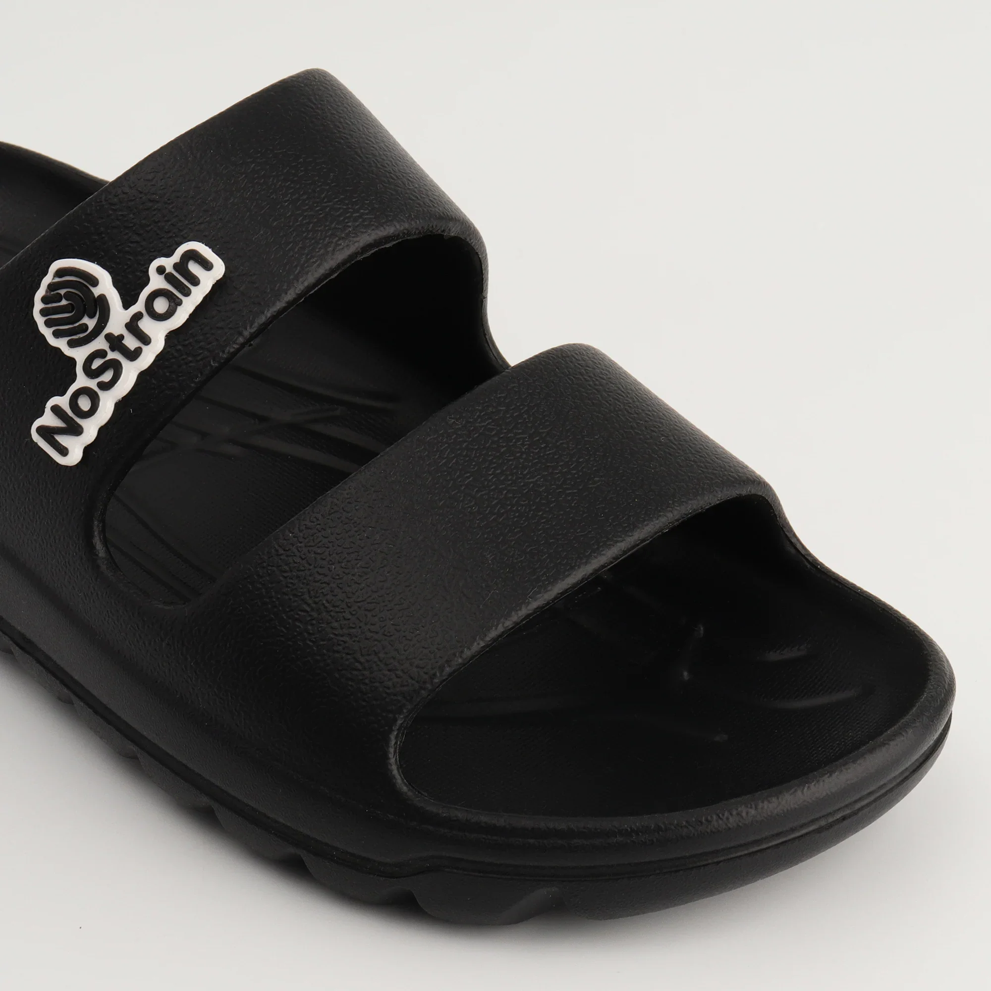 Men's Parallel Waterproof Sandals with High and Supportive Sole | Lightweight EVA Slip-On Footwear (Black) - MS-06 - Image 11