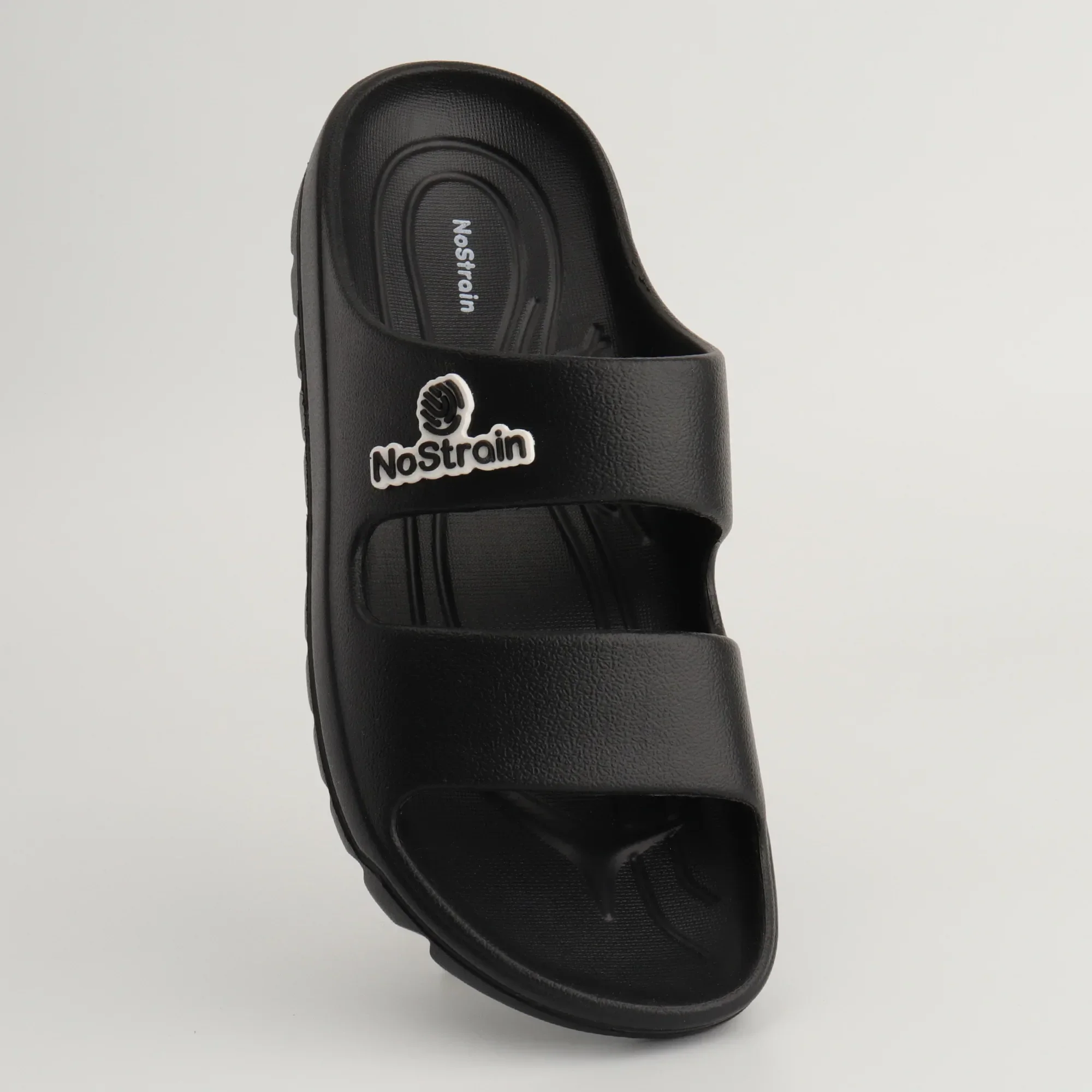 Men's Parallel Waterproof Sandals with High and Supportive Sole | Lightweight EVA Slip-On Footwear (Black) - MS-06 - Image 4