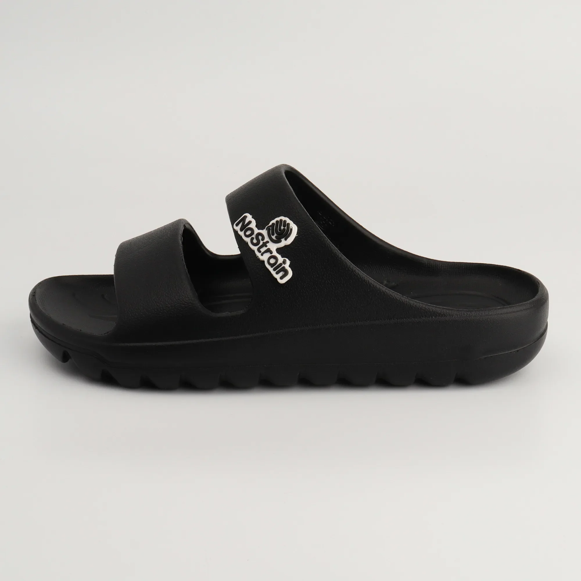 Men's Parallel Waterproof Sandals with High and Supportive Sole | Lightweight EVA Slip-On Footwear (Black) - MS-06 - Image 9