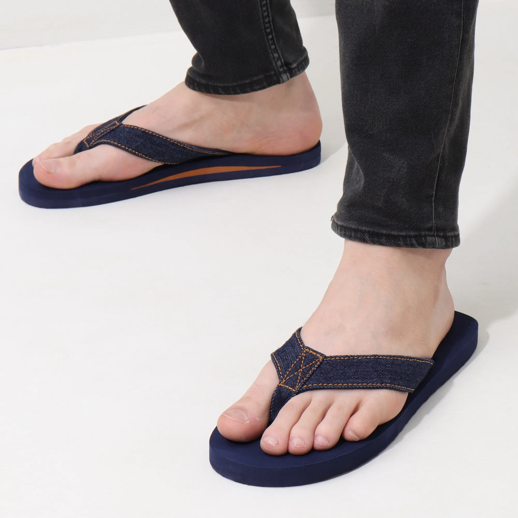 Men’s Denim Blue Denim Arch Slippers – AS5 - Image 10