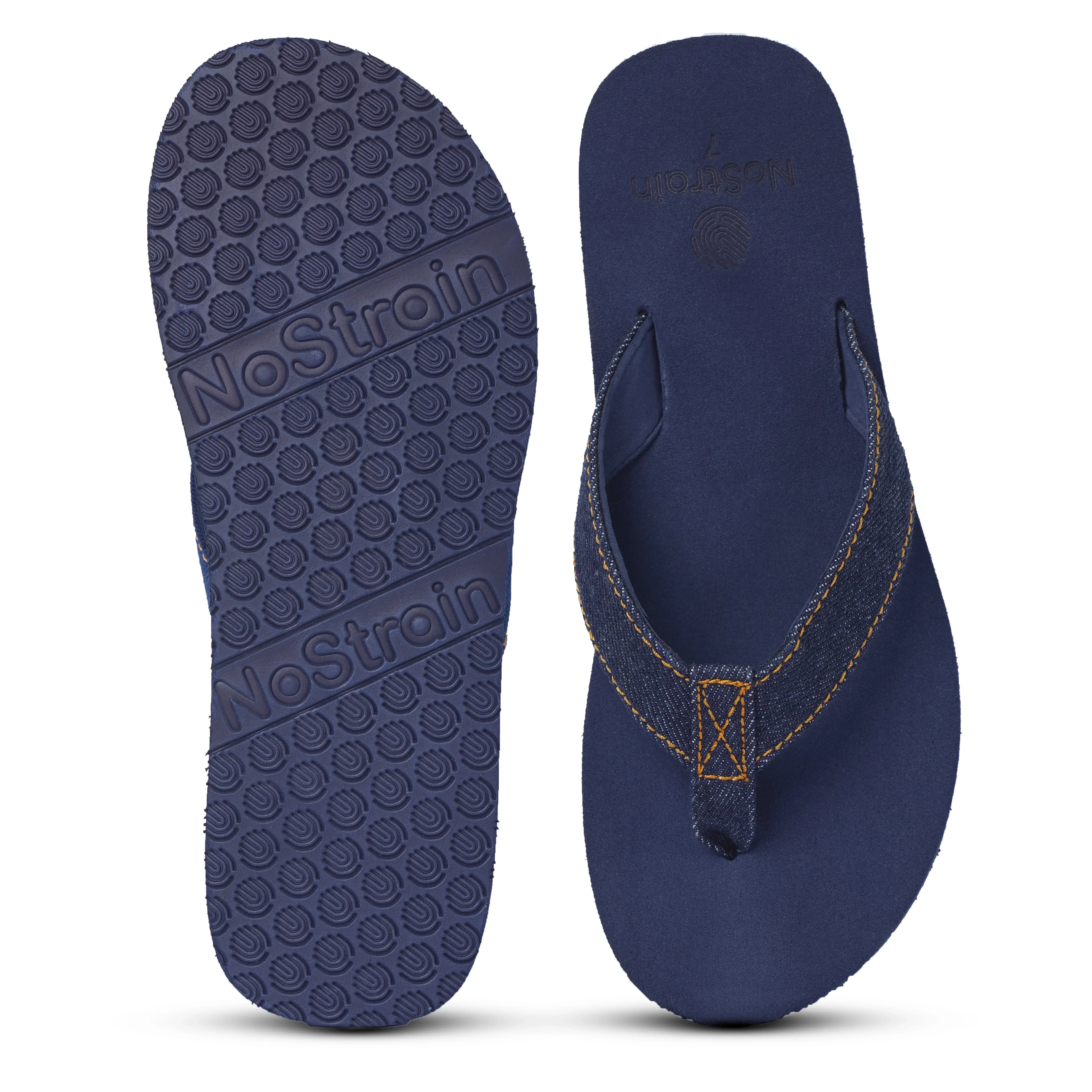 Men’s Denim Blue Denim Arch Slippers – AS5 - Image 5