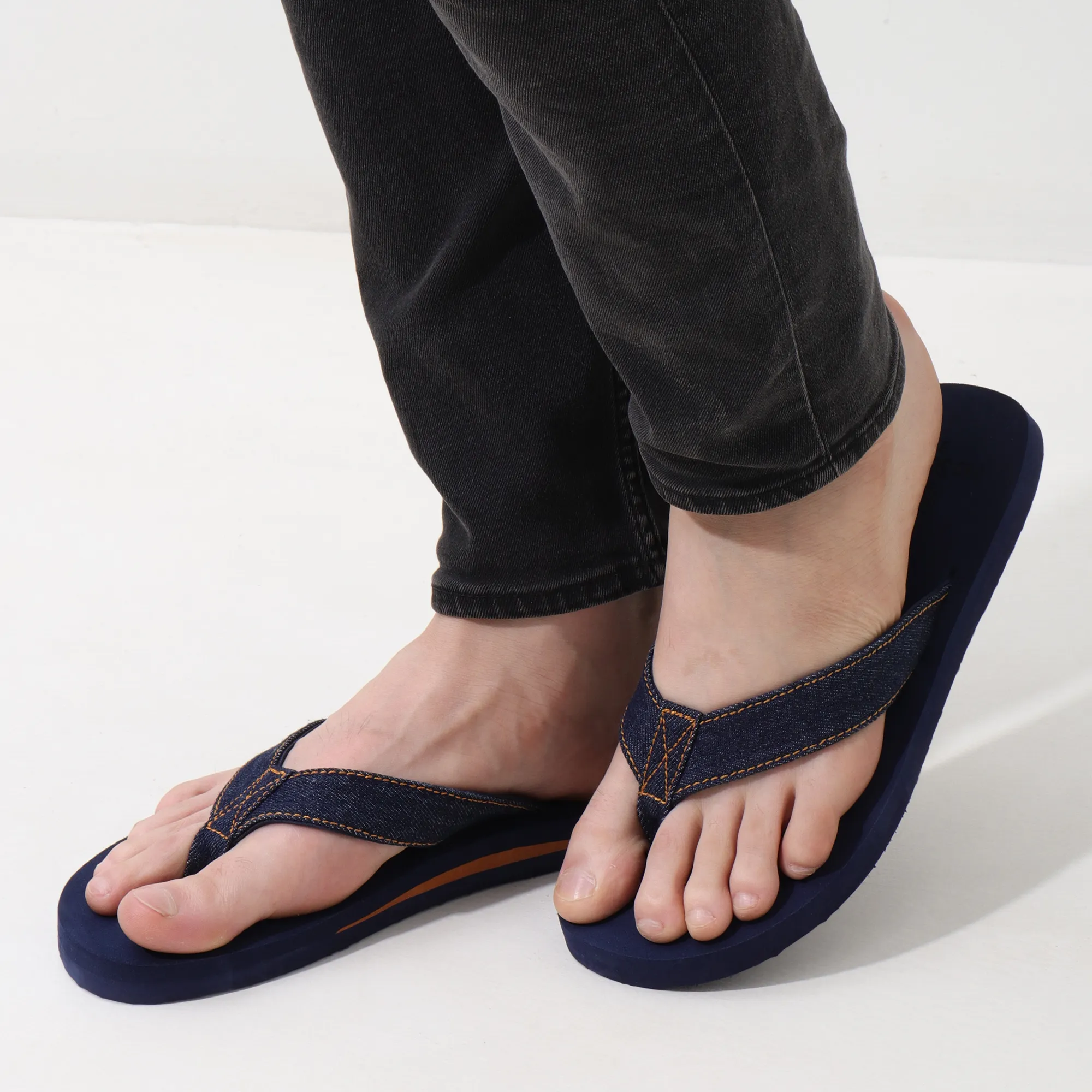 Men’s Denim Blue Denim Arch Slippers – AS5 - Image 8