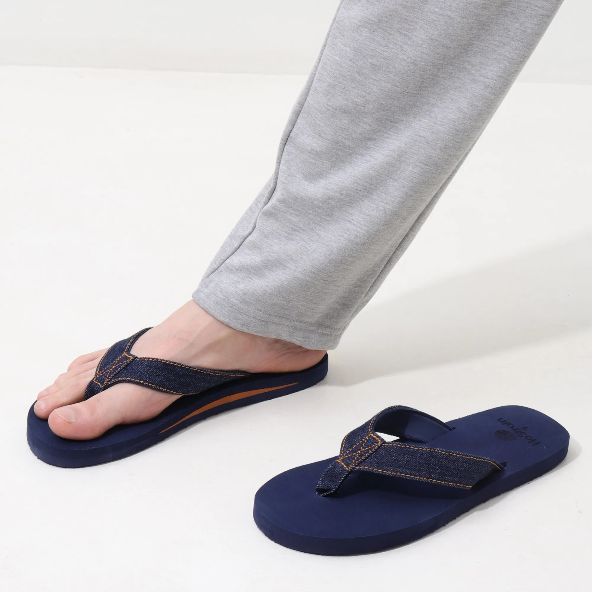Men’s Denim Blue Denim Arch Slippers – AS5 - Image 9