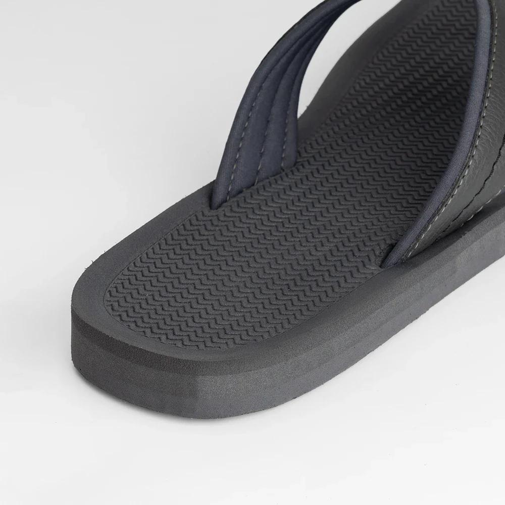 NoStrain Men’s Triple Density Platform Slippers with Soft Engraved Insole, Anti-Skid Sole, Strong Mid-Sole & Sturdy Outsole - PS10 - Image 6