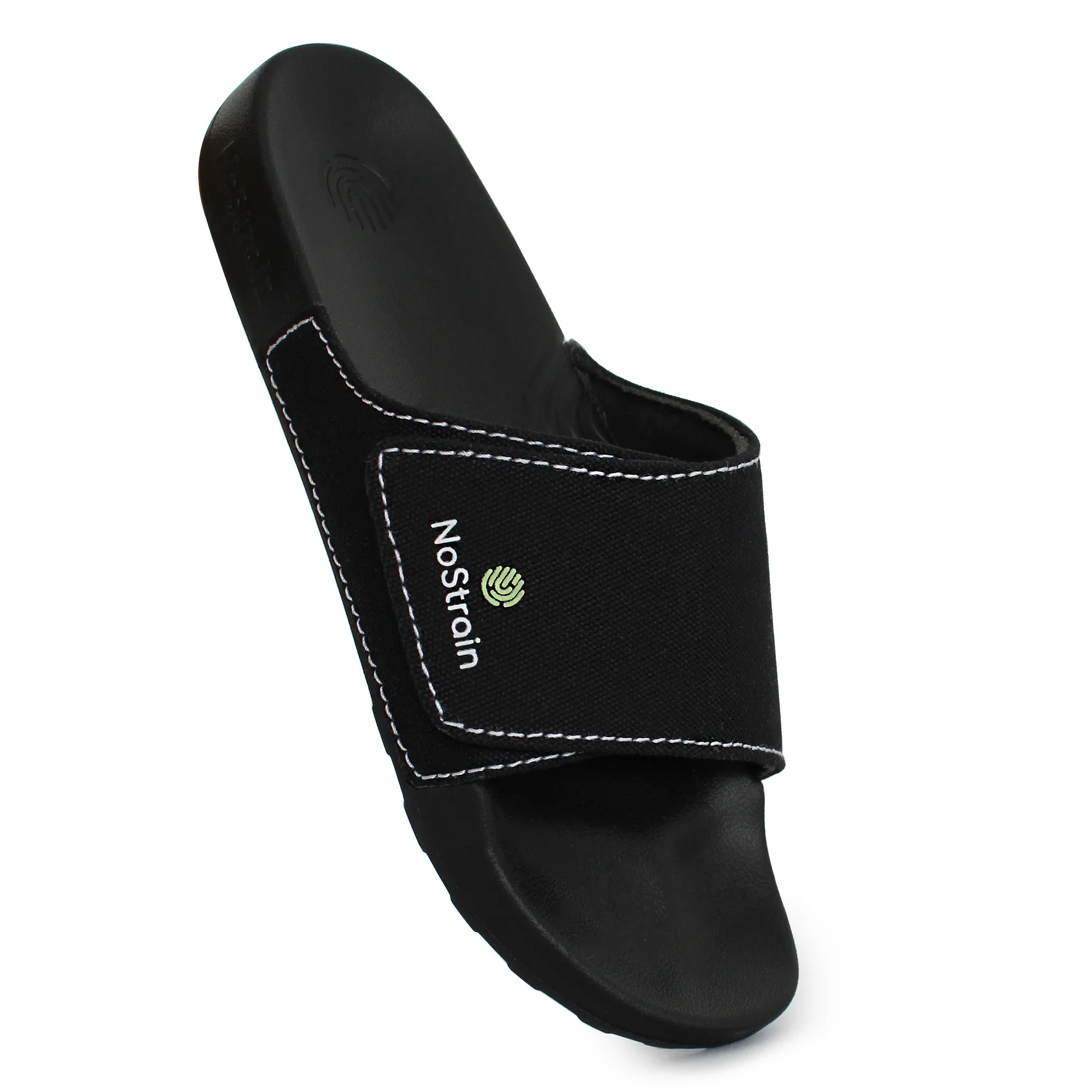 Canvas Sugar Sliders - Midnight Black Formal Sliders for Women (Geva 21) - Image 4