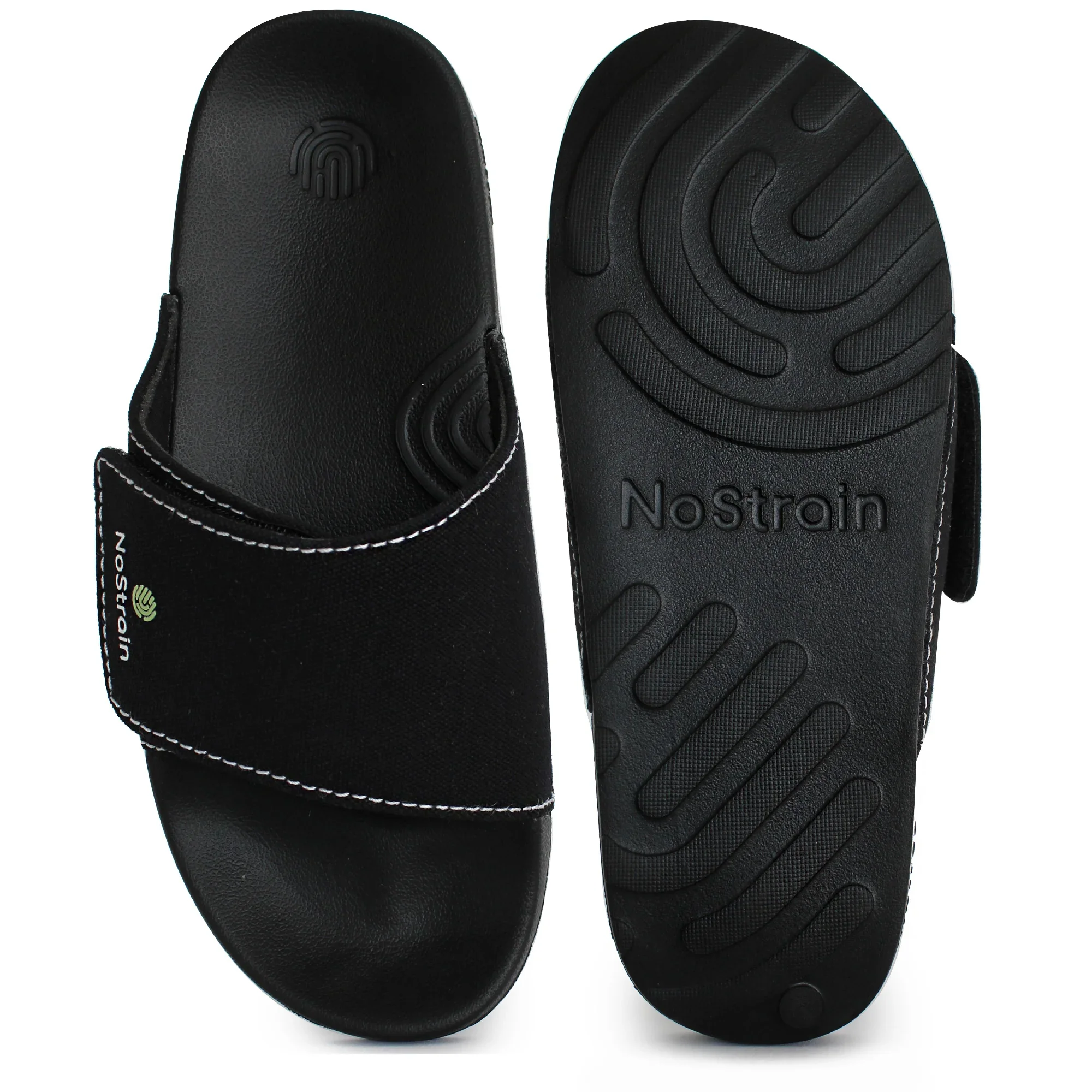 Canvas Sugar Sliders - Midnight Black Formal Sliders for Women (Geva 21) - Image 7