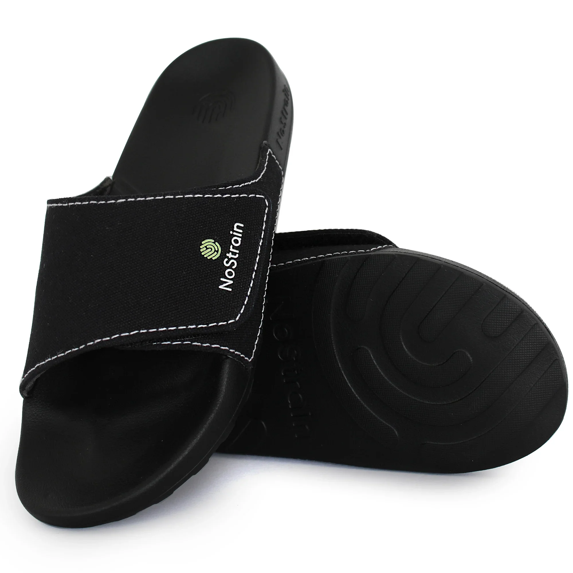 Canvas Sugar Sliders - Midnight Black Formal Sliders for Women (Geva 21) - Image 8