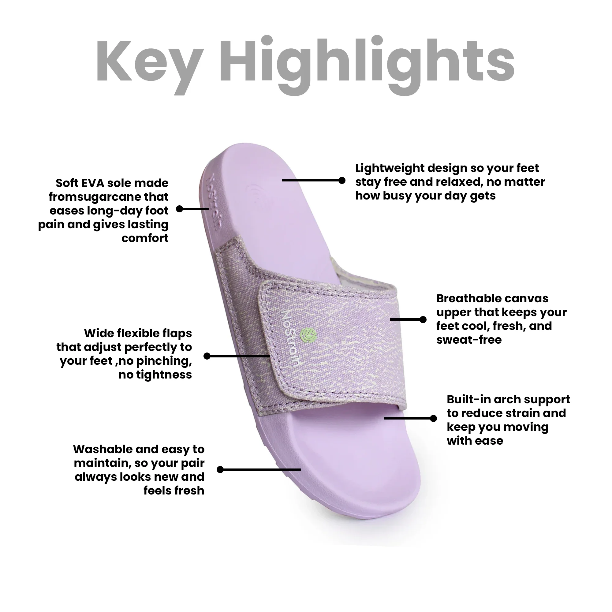 Canvas Sugar Sliders Wave Print - Lavender Bliss Women (Geva 23) - Image 10