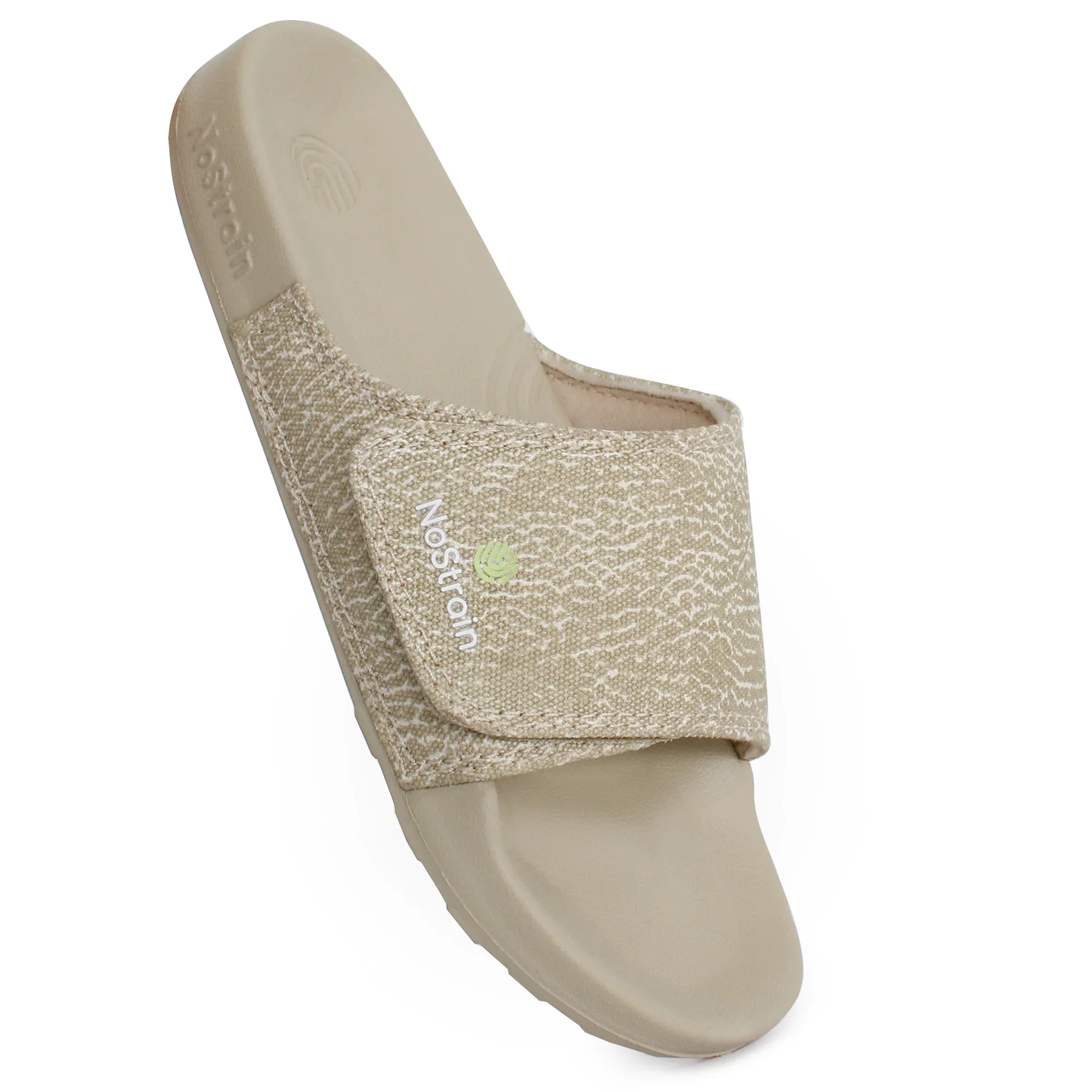 Canvas Sugar Sliders Wave Print - Sandy Beige Sliders for Women (Geva 22) - Image 3