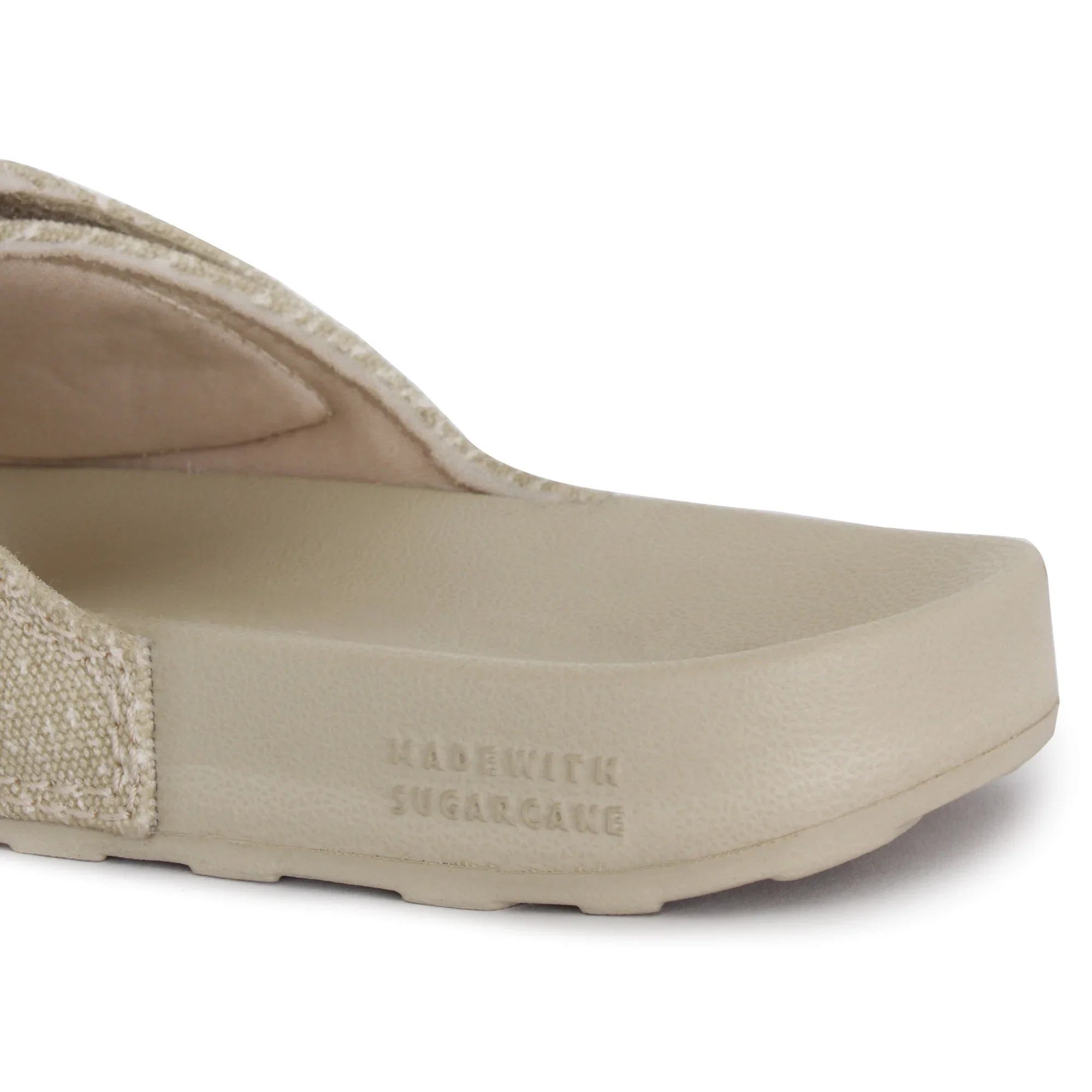 Canvas Sugar Sliders Wave Print - Sandy Beige Sliders for Women (Geva 22) - Image 5