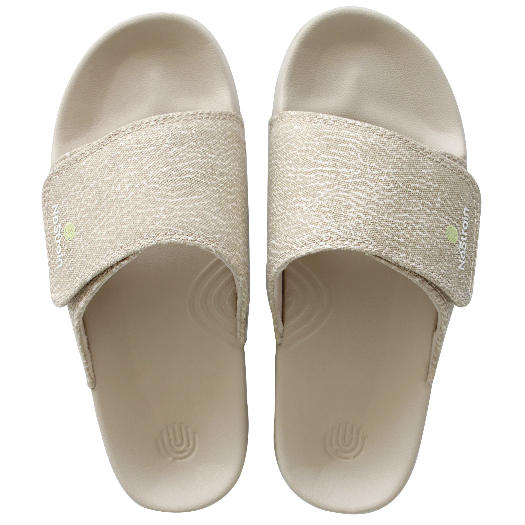 Canvas Sugar Sliders Wave Print - Sandy Beige Sliders for Women (Geva 22) - Image 7