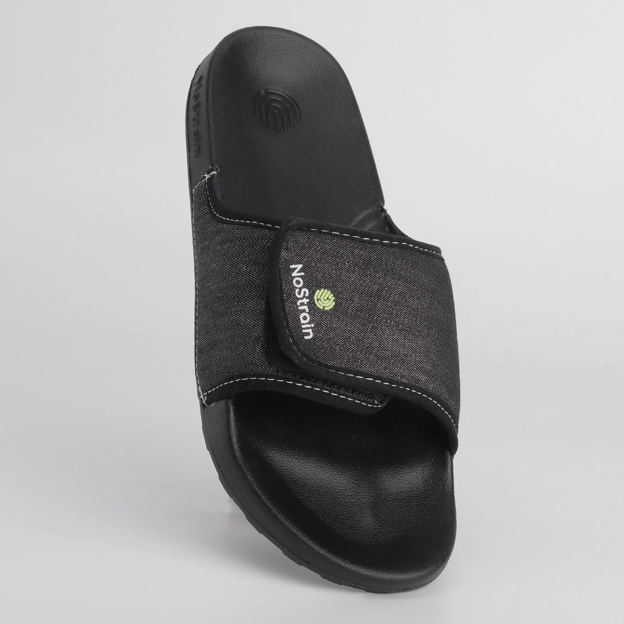 Slides for Women - Denim Slate Grey Women's Sliders (Geva 25) - Image 7