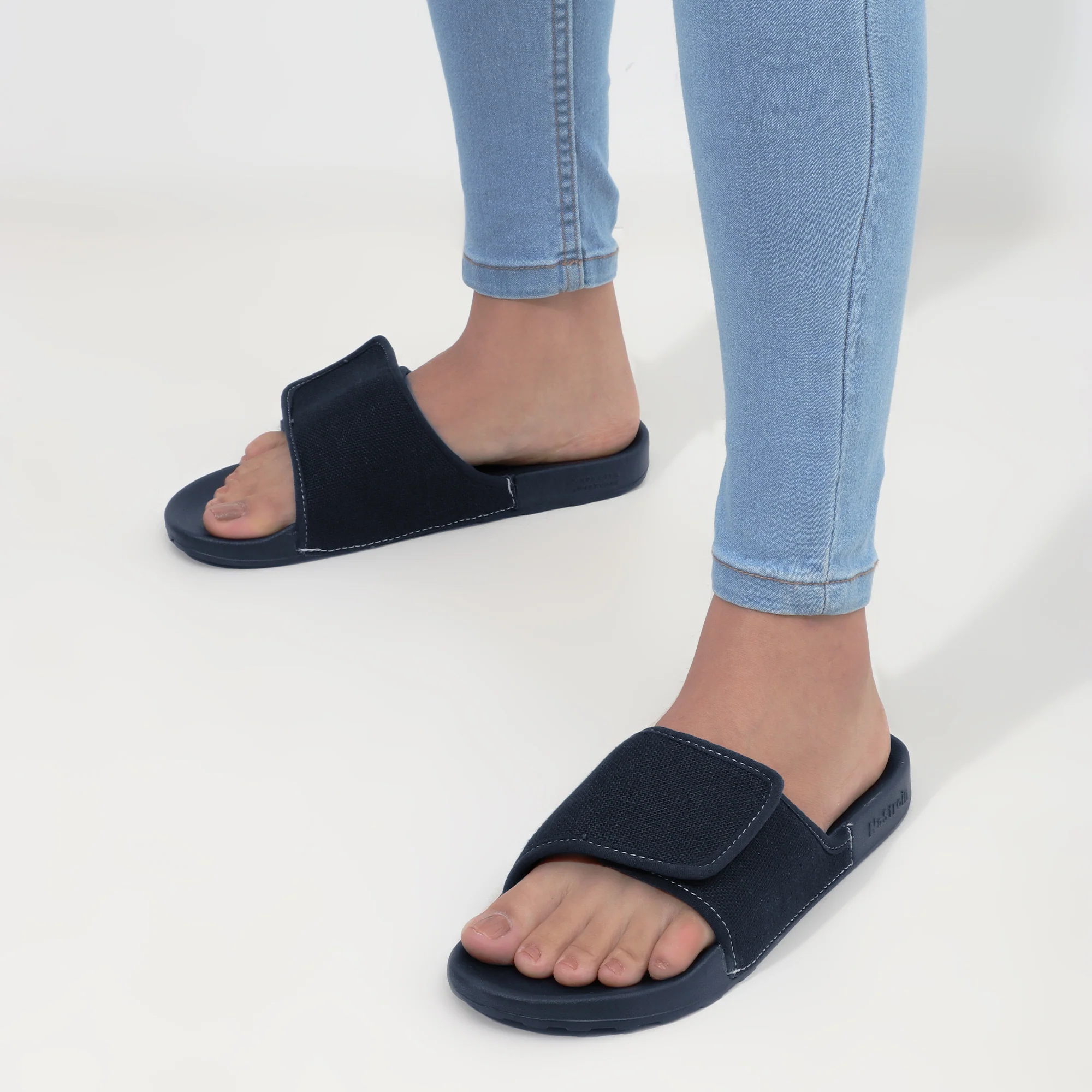 Linen Sugar Sliders - Dark Navy Women (Geva 20) - Image 4