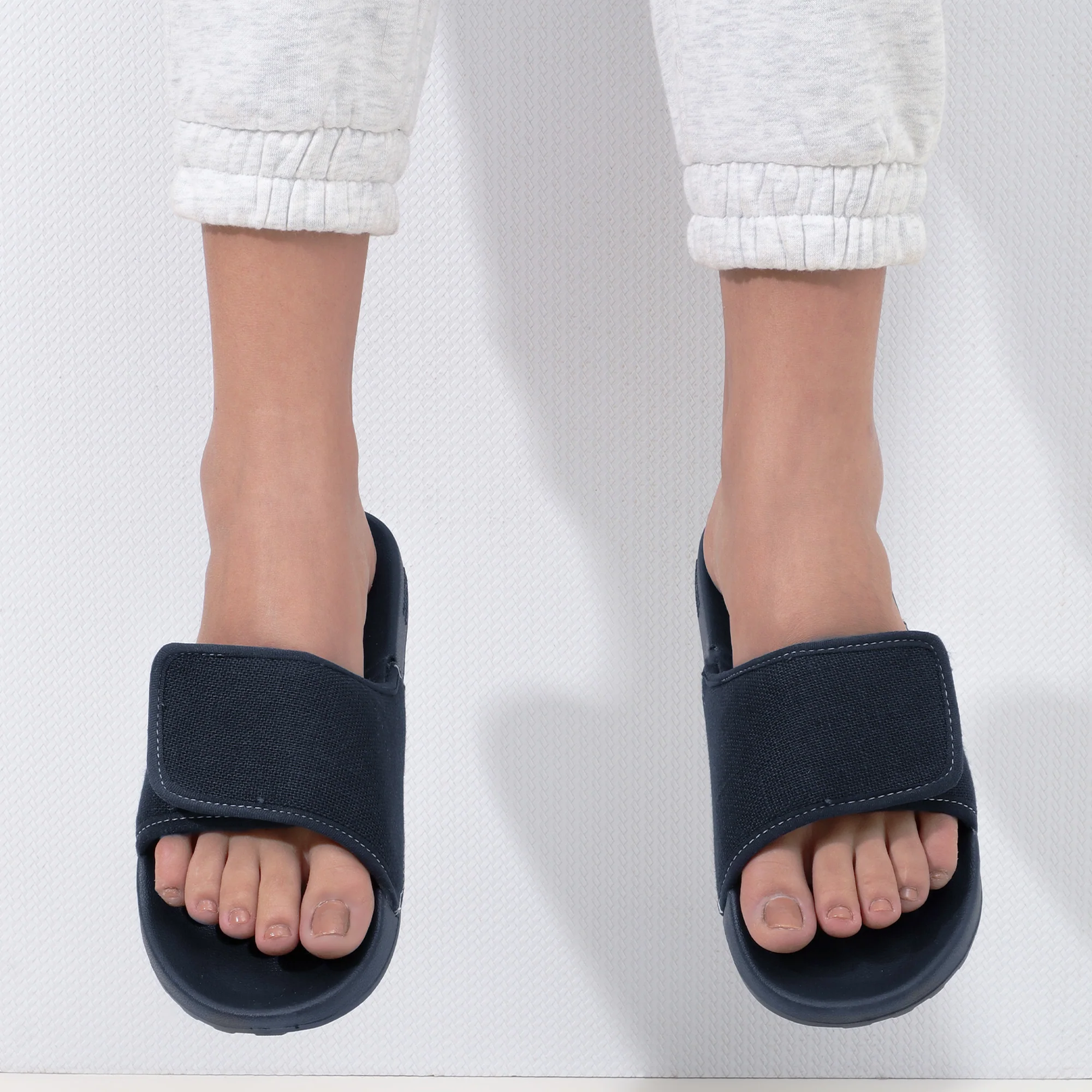 Linen Sugar Sliders - Dark Navy Women (Geva 20) - Image 6