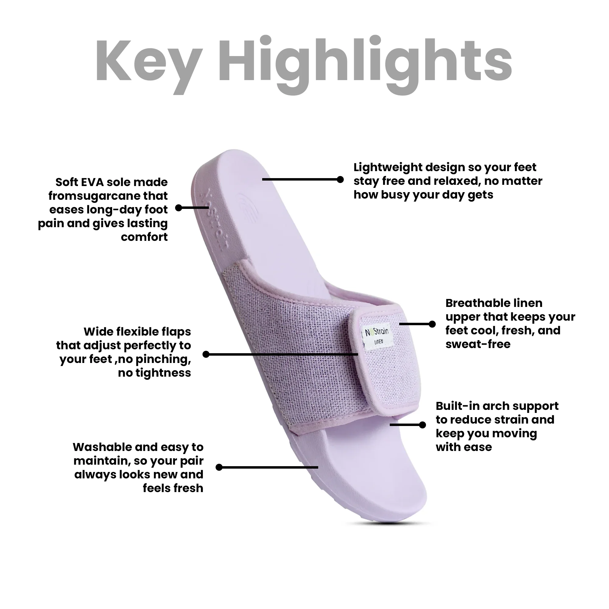 Linen Sugar Sliders - Lavender Bliss Women (Geva 18) - Image 10