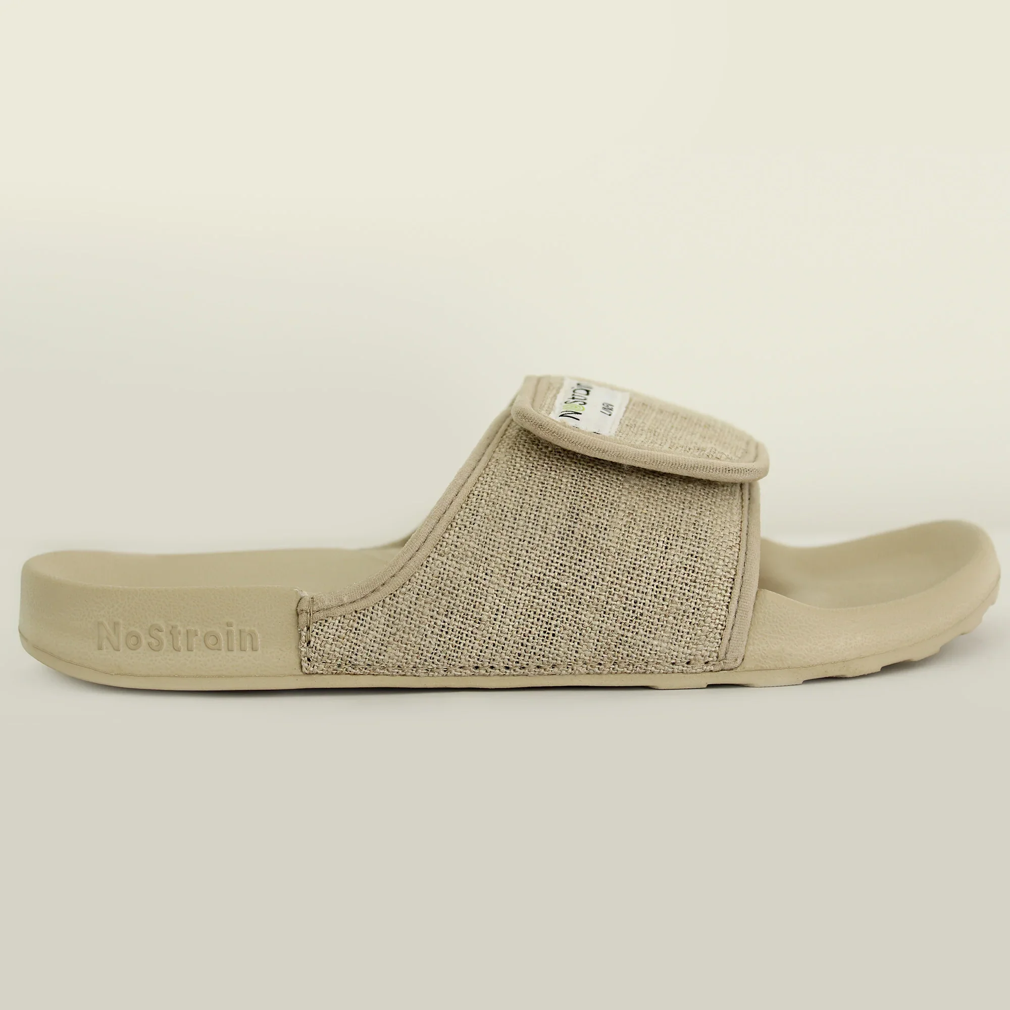 Linen Sugar Sliders - Sandy Beige Women's Sliders (Geva 17) - Image 3