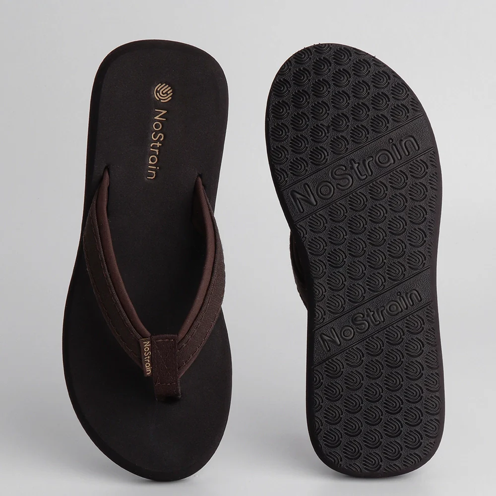 Angular Women's Slippers in Bold Brown –  Slip-Ons with Triple-Density (AN17) - Image 5