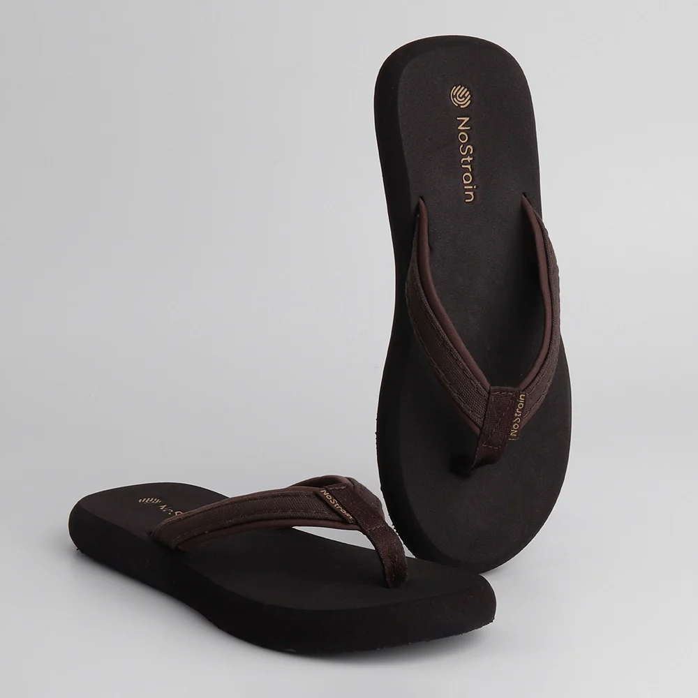 Angular Women's Slippers in Bold Brown –  Slip-Ons with Triple-Density (AN17) - Image 6